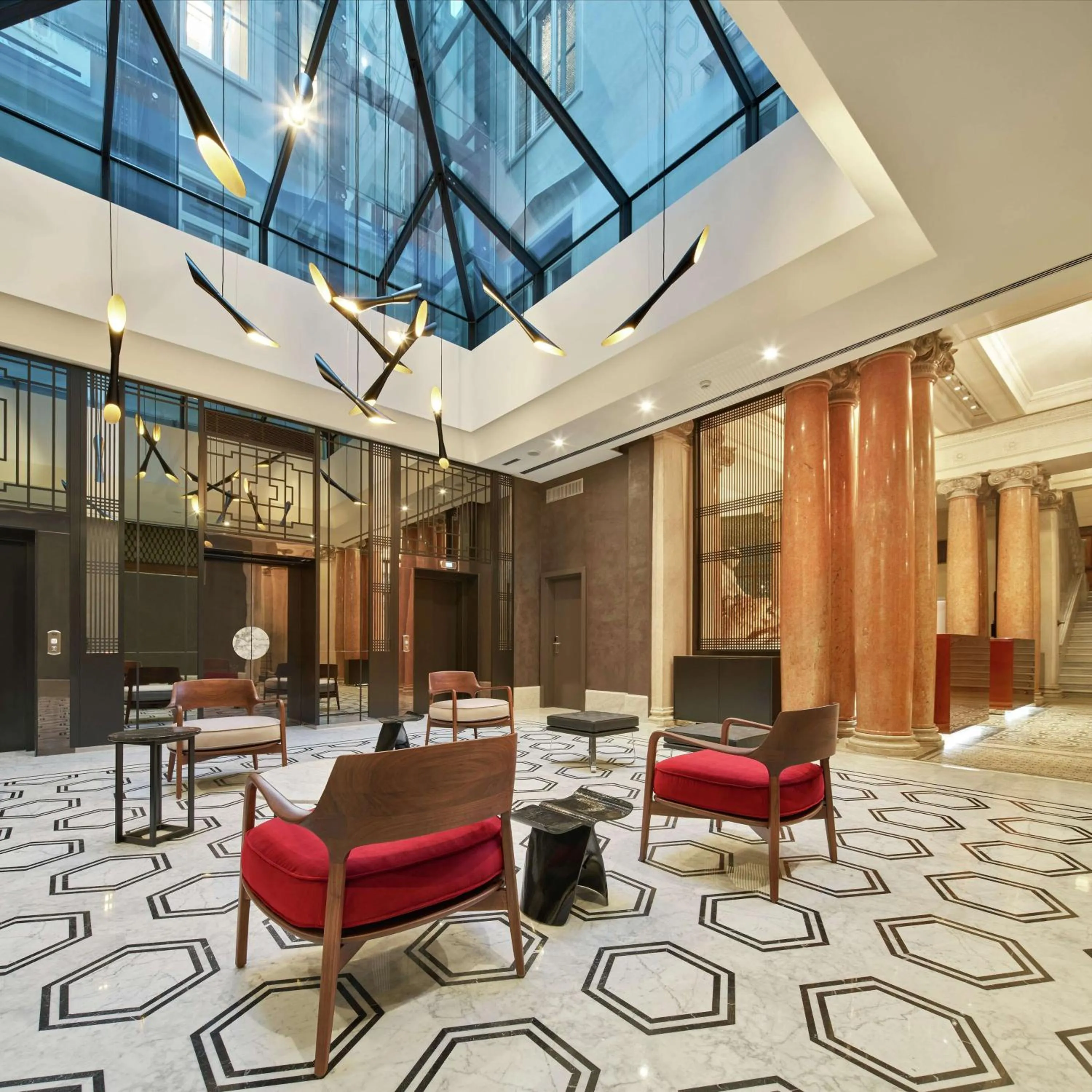 Lobby or reception in DoubleTree By Hilton Trieste