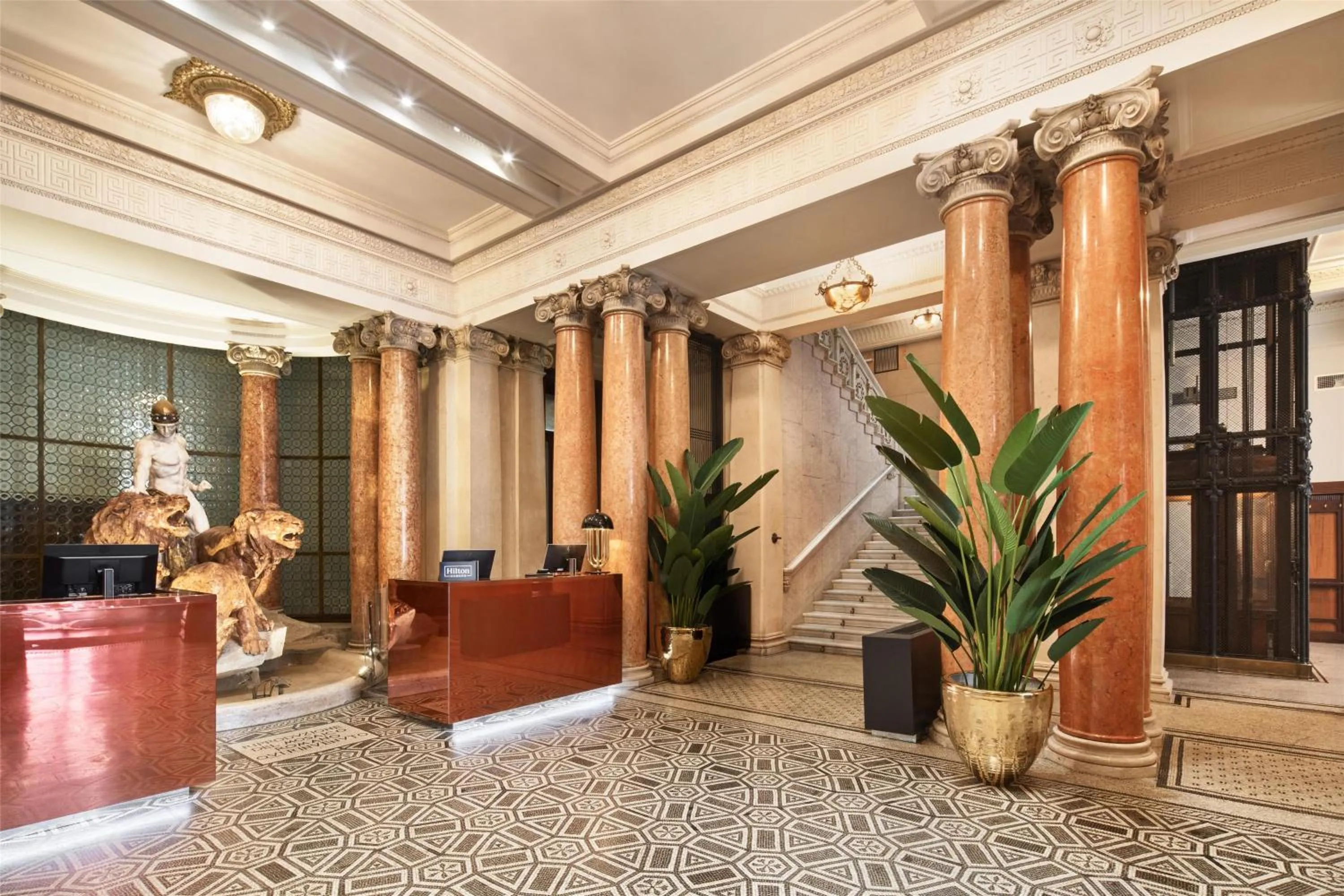 Lobby or reception in DoubleTree By Hilton Trieste
