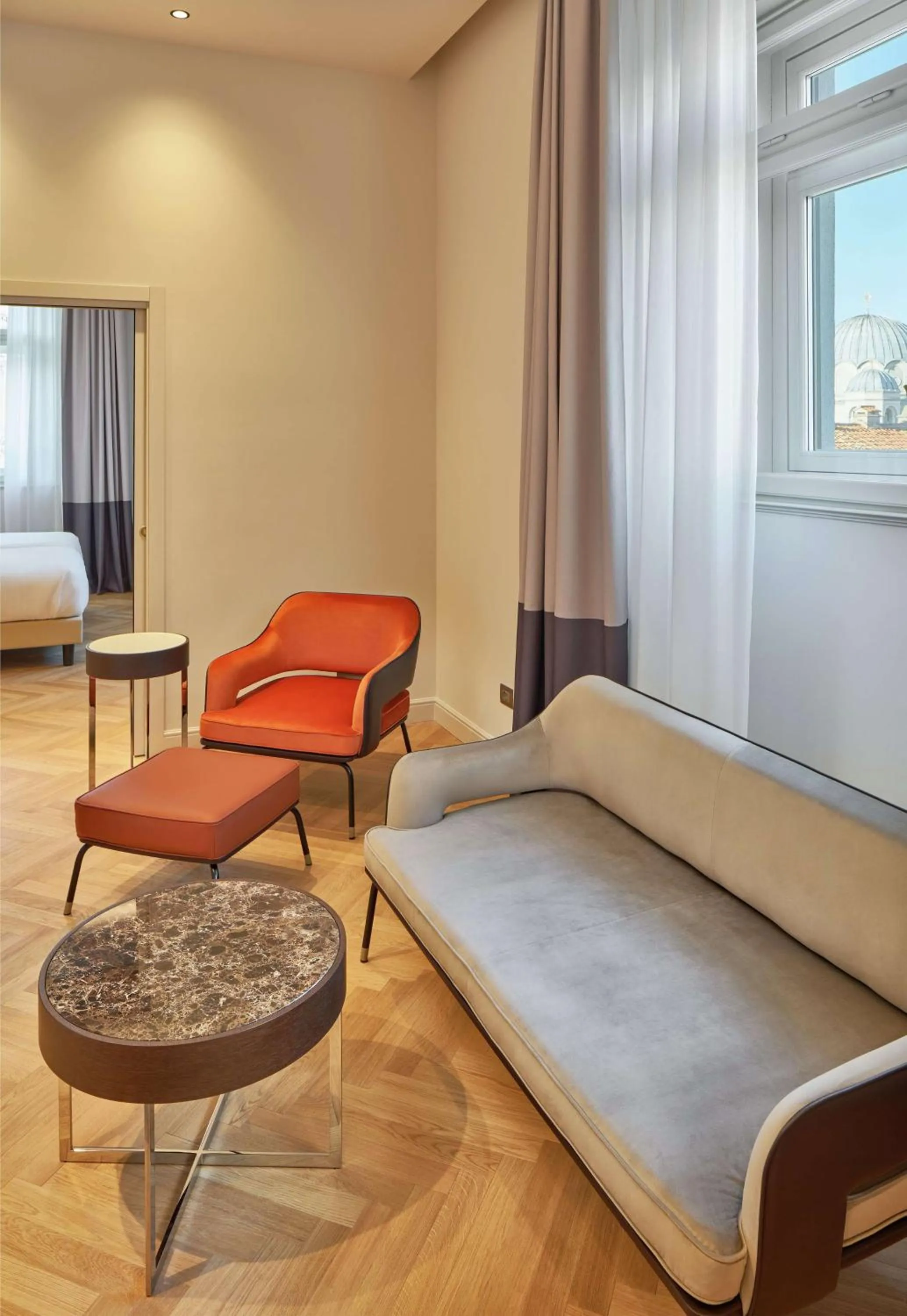 Living room in DoubleTree By Hilton Trieste