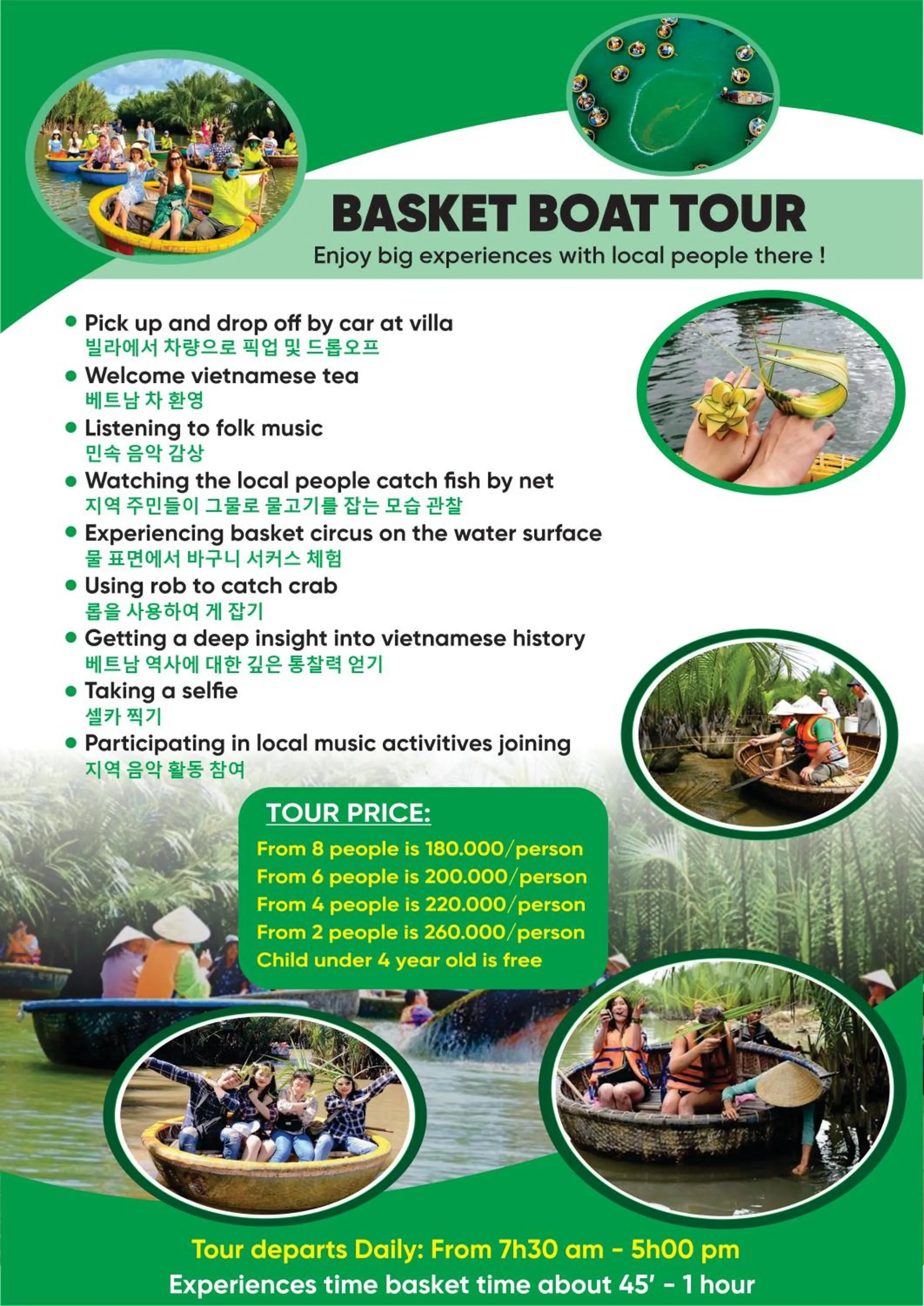 shuttle in Serenity Villa Hoi An