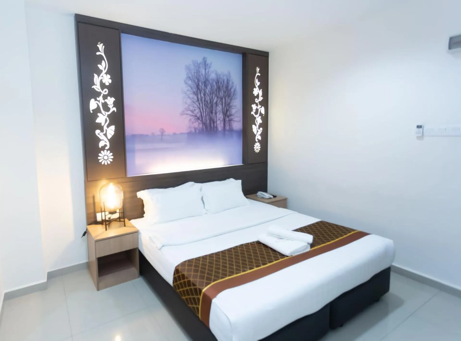 Bed in D&F BOUTIQUE HOTEL ERA SQUARE SEREMBAN