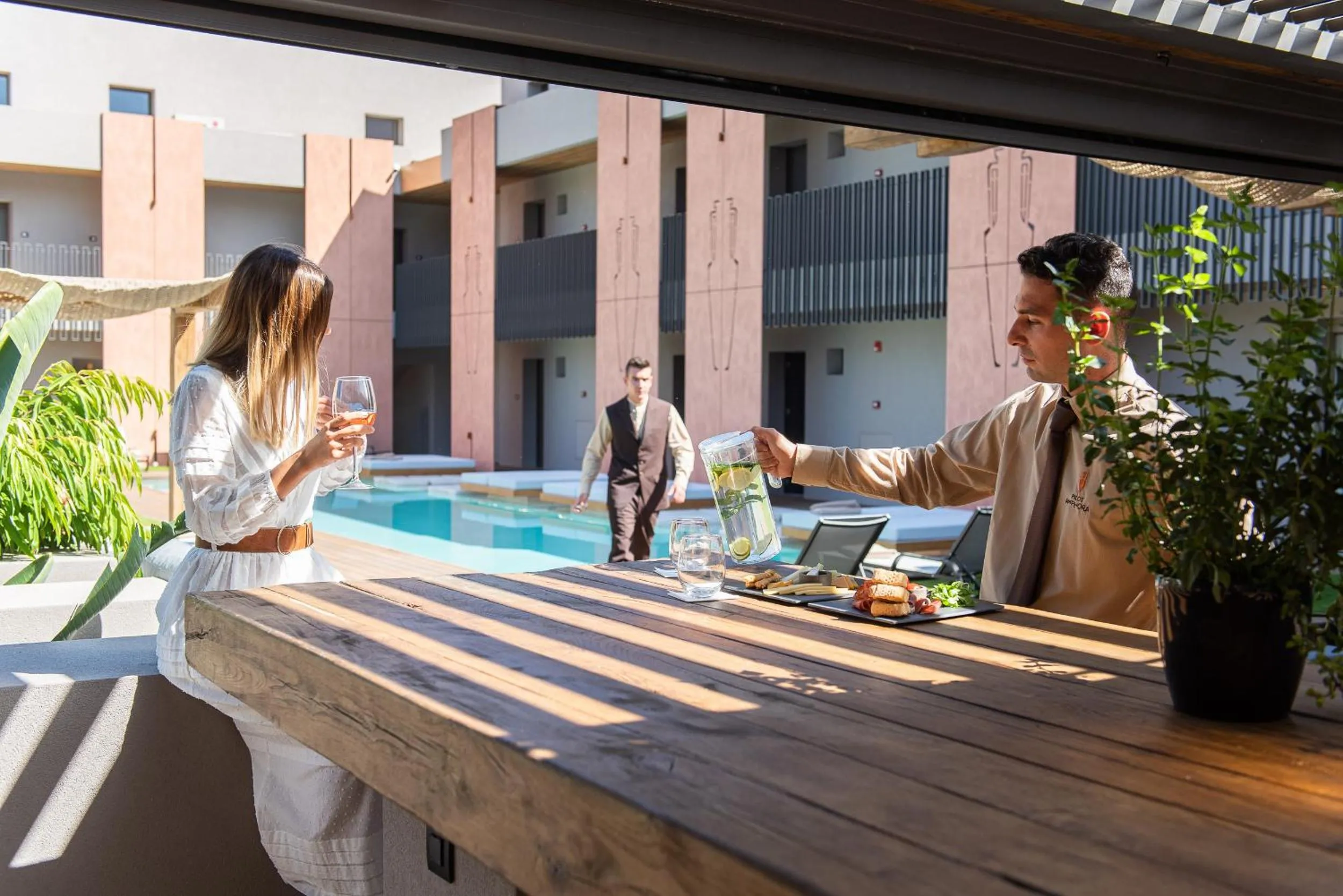 Swimming pool in Pilot Amphora Boutique Hotel "Adults Only"