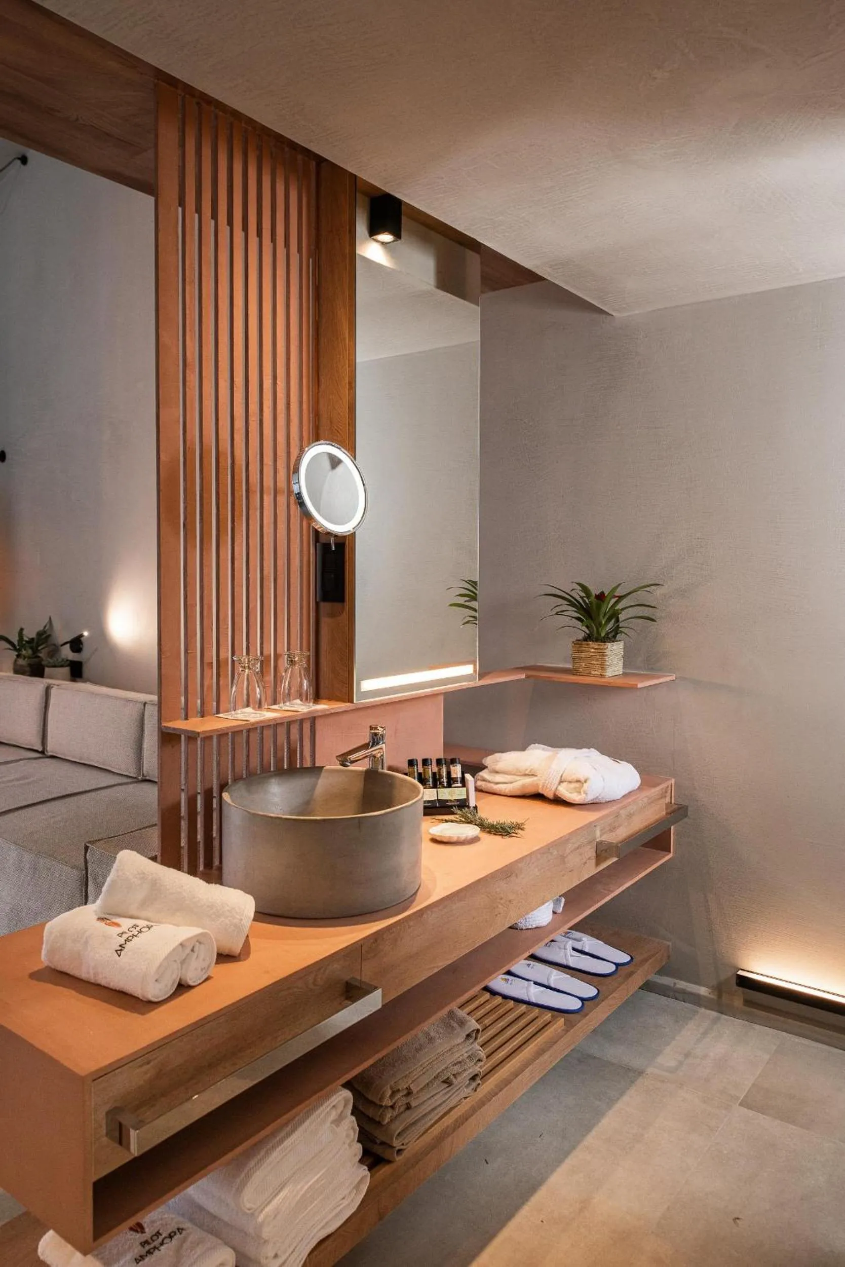 Bathroom in Pilot Amphora Boutique Hotel "Adults Only"