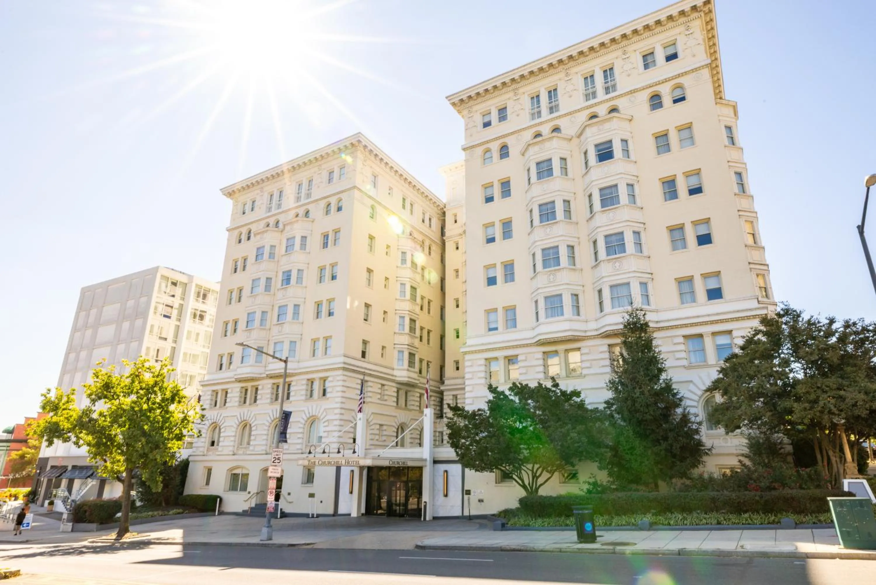 Property building in The Churchill Hotel Near Embassy Row