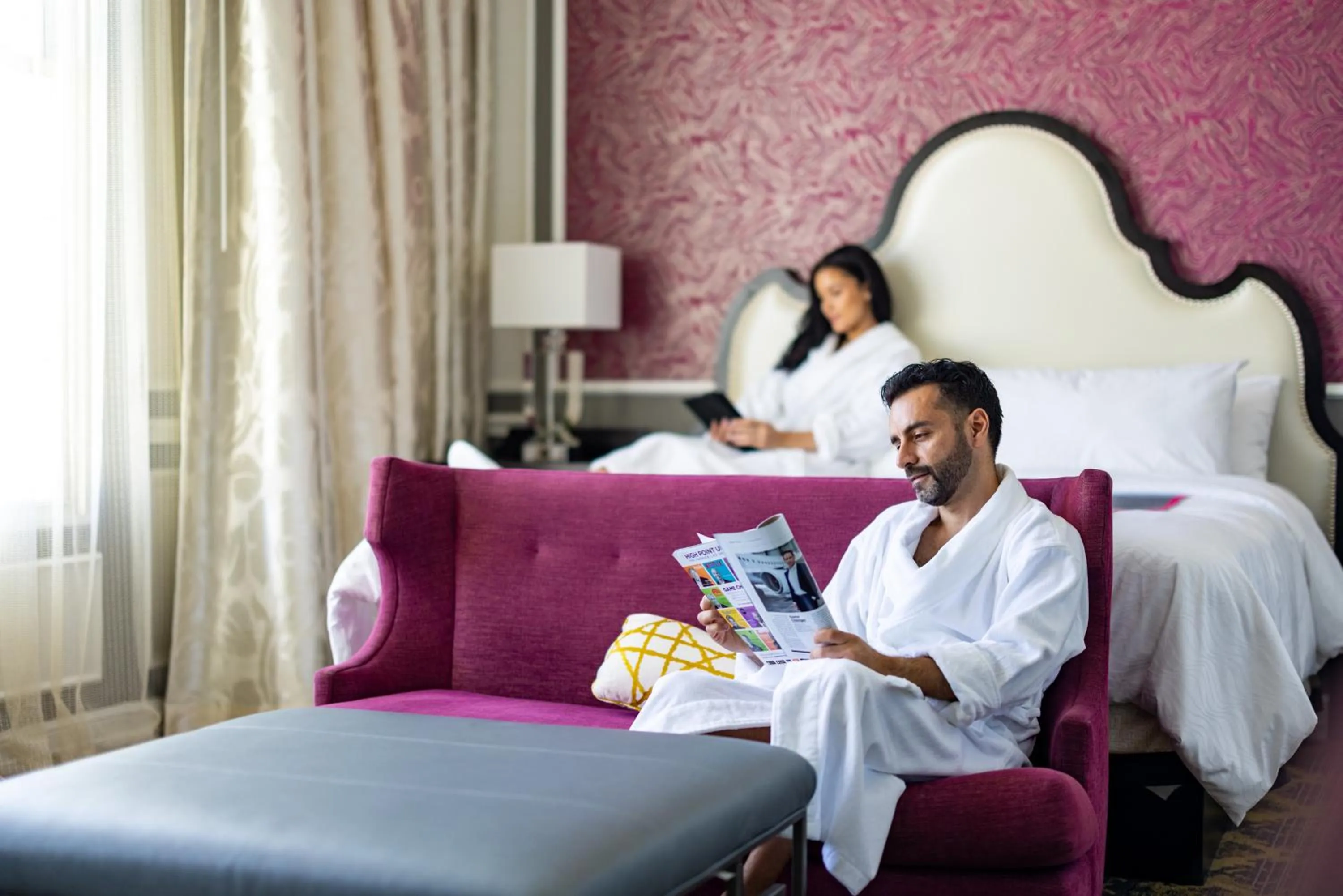Bedroom, Bed in The Churchill Hotel Near Embassy Row