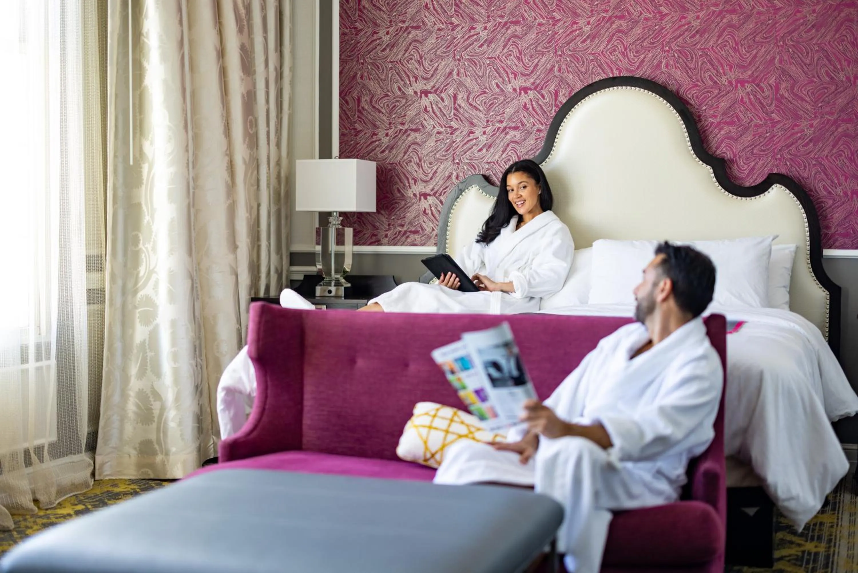 Bedroom, Bed in The Churchill Hotel Near Embassy Row