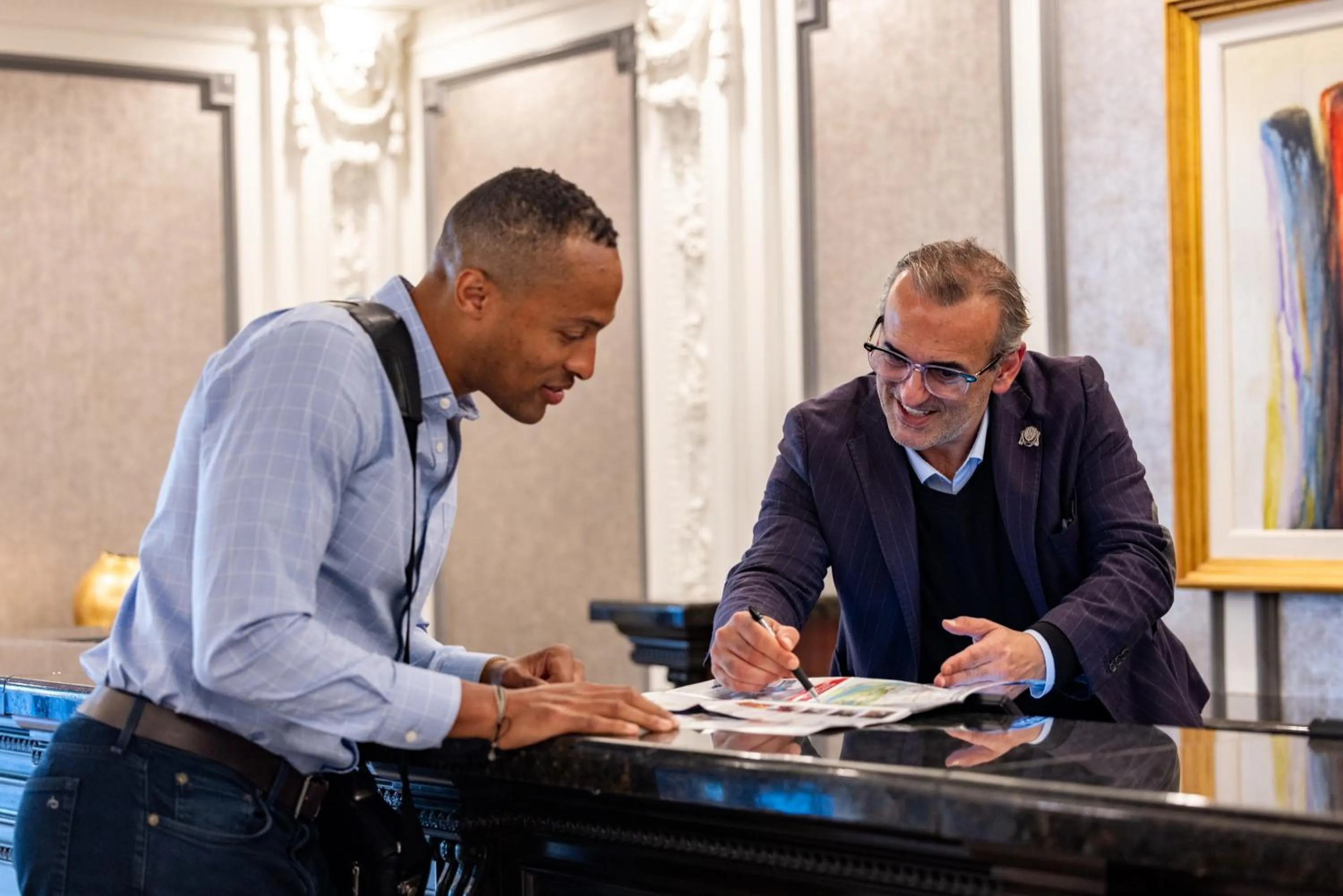 Lobby or reception in The Churchill Hotel Near Embassy Row