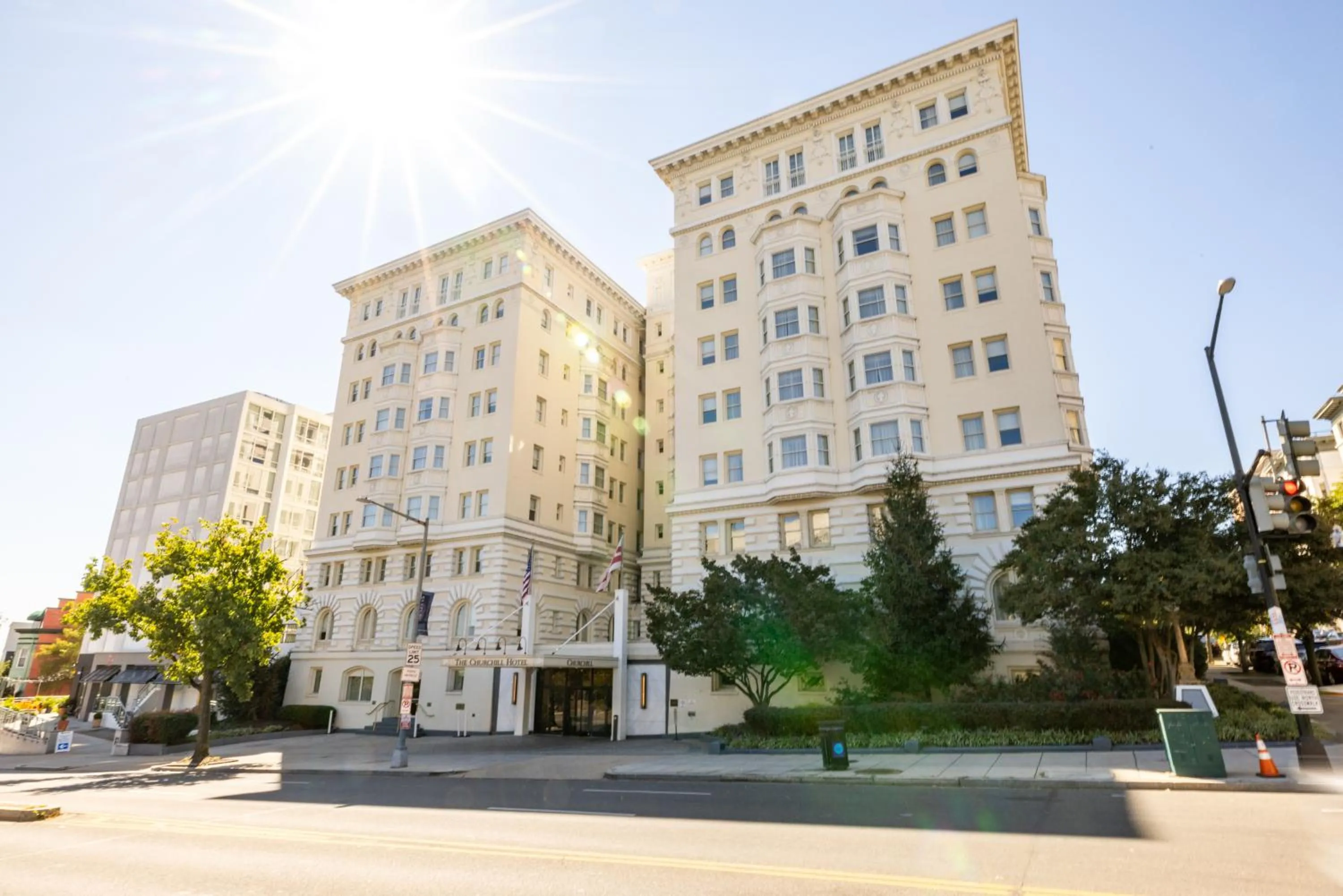 Property building in The Churchill Hotel Near Embassy Row