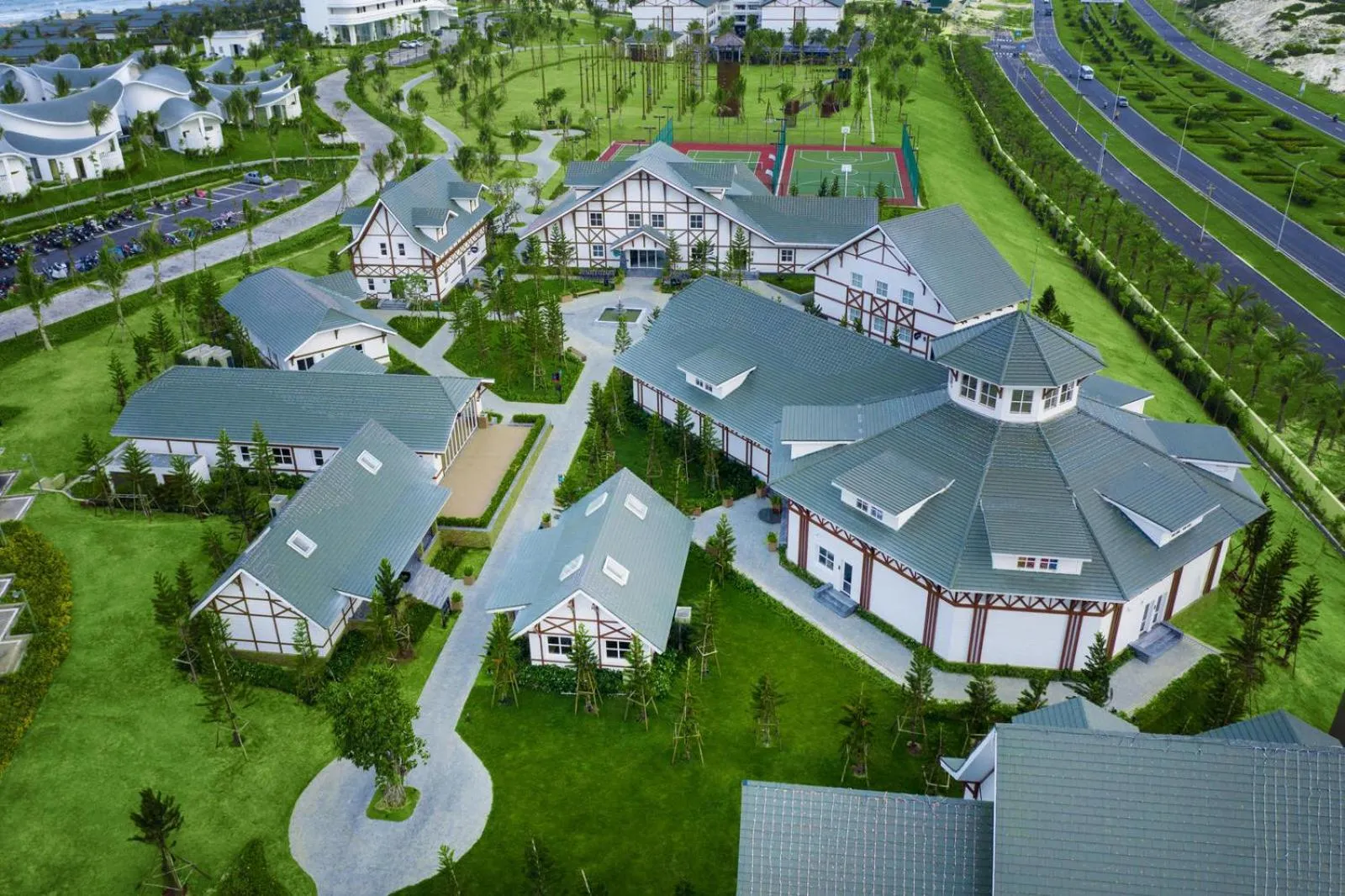 Bird's eye view in Mövenpick Resort Cam Ranh