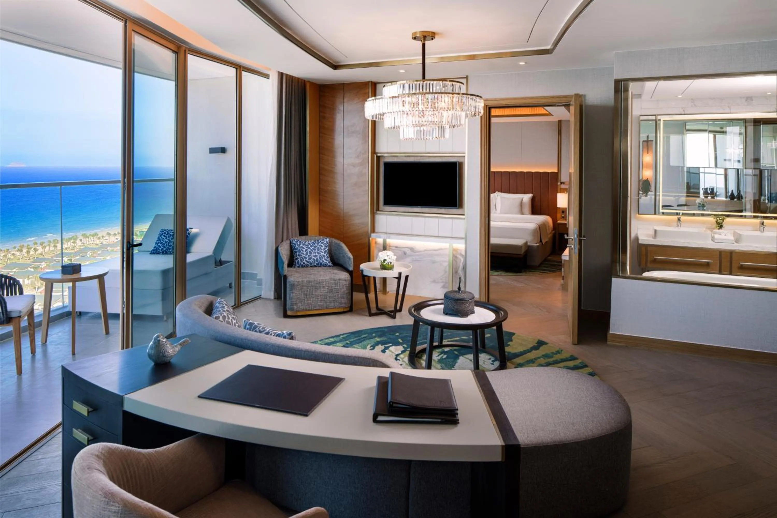 Living room in Mövenpick Resort Cam Ranh