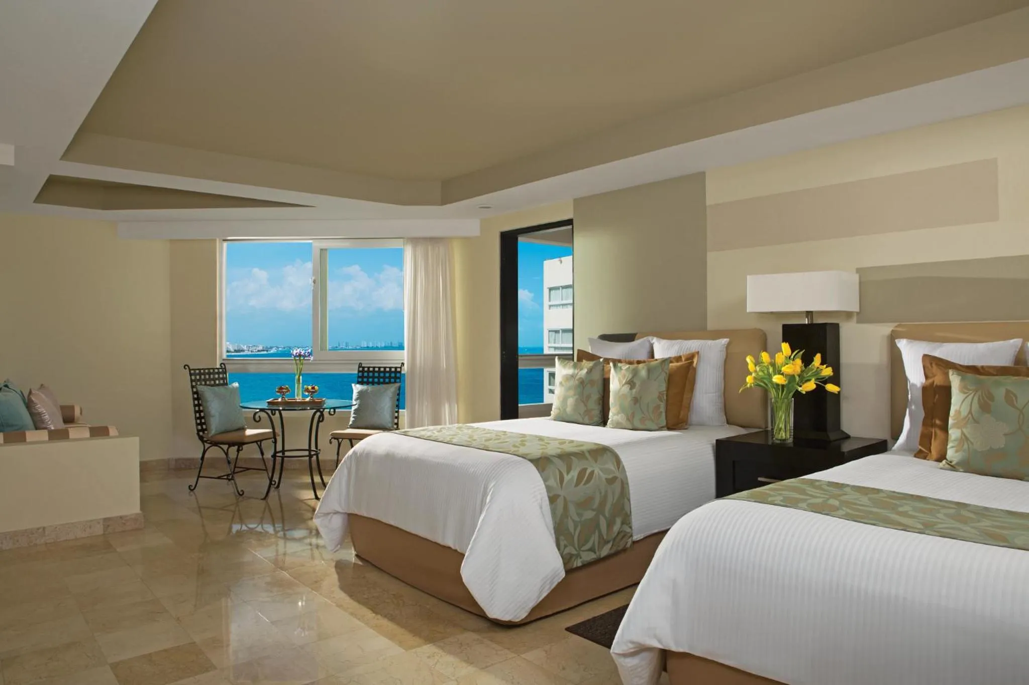 Double Room with Partial Ocean View in Dreams Sands Cancun Resort & Spa