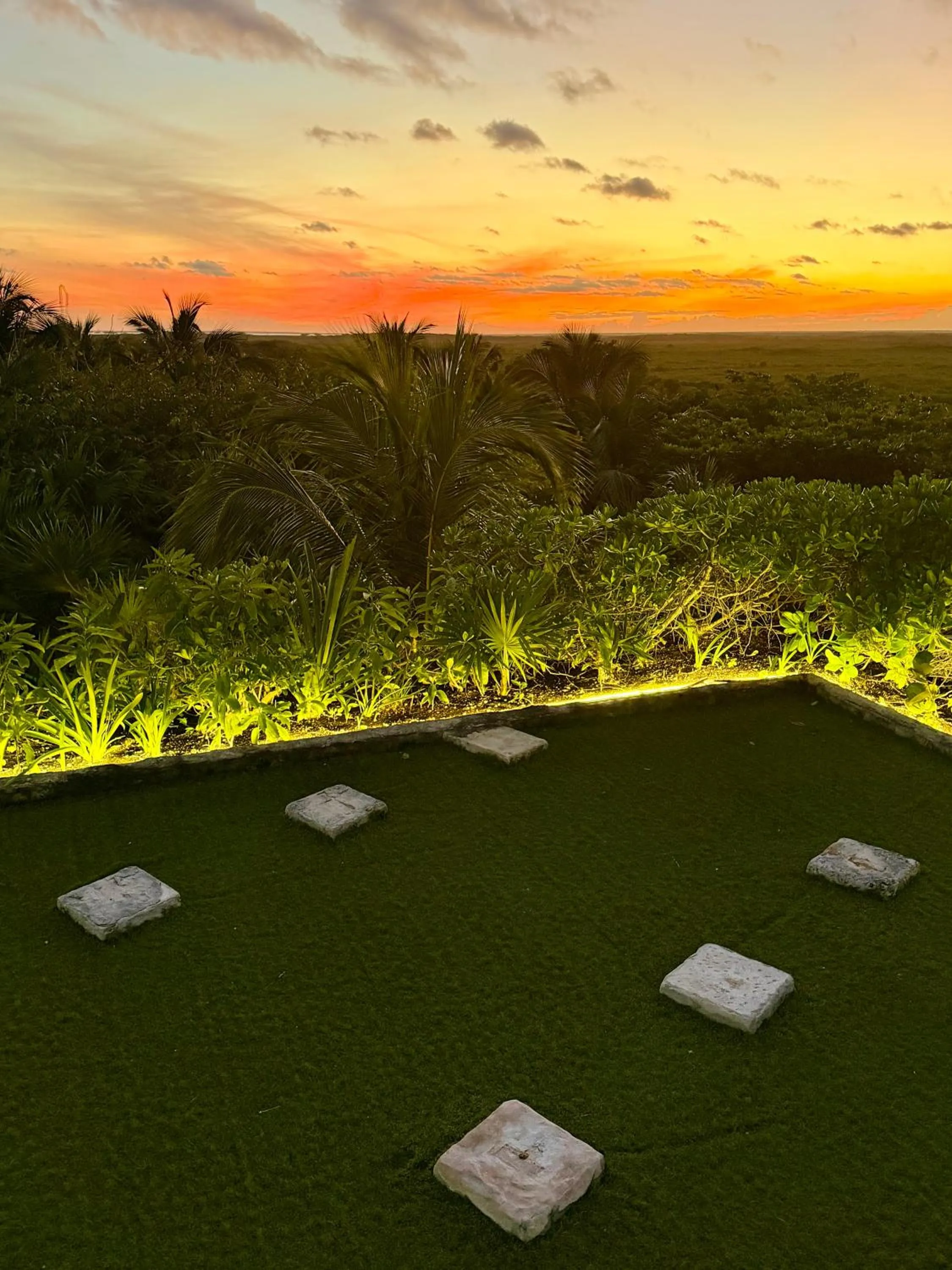 Garden in Sueños Tulum