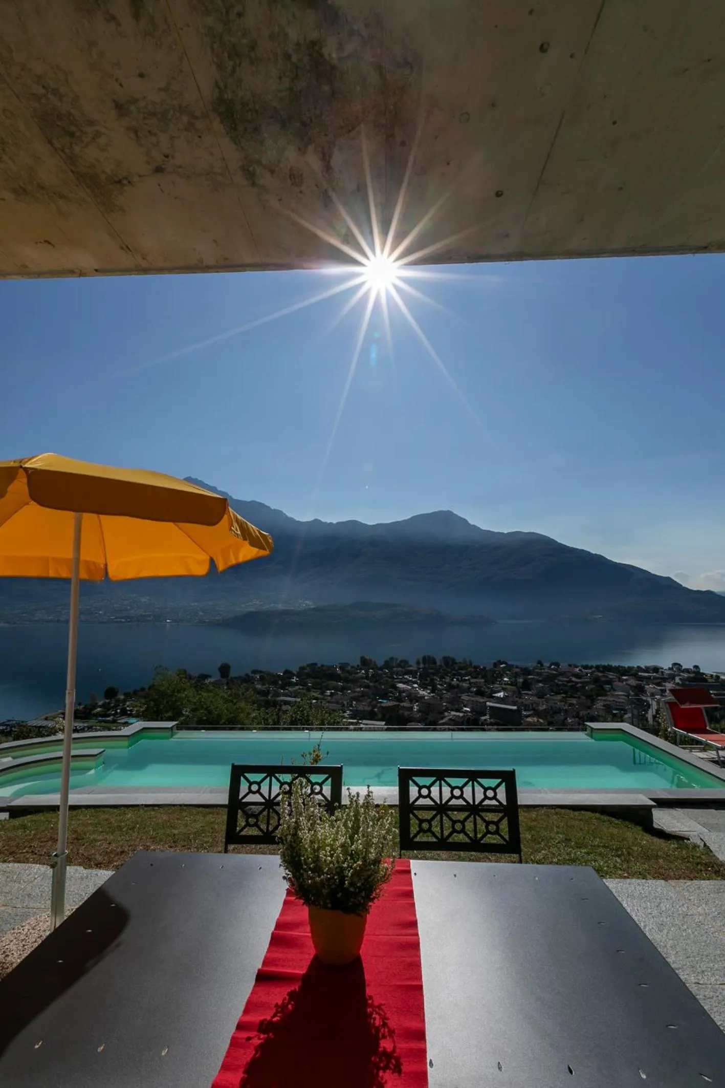 Patio in La Collinetta Apartments