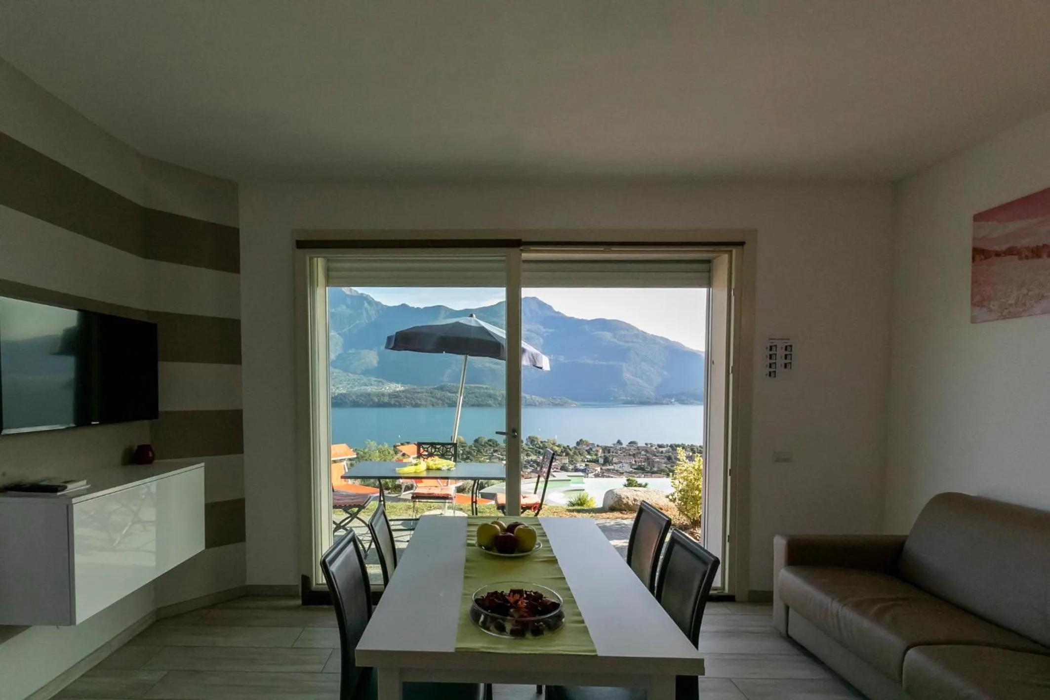 Living room in La Collinetta Apartments