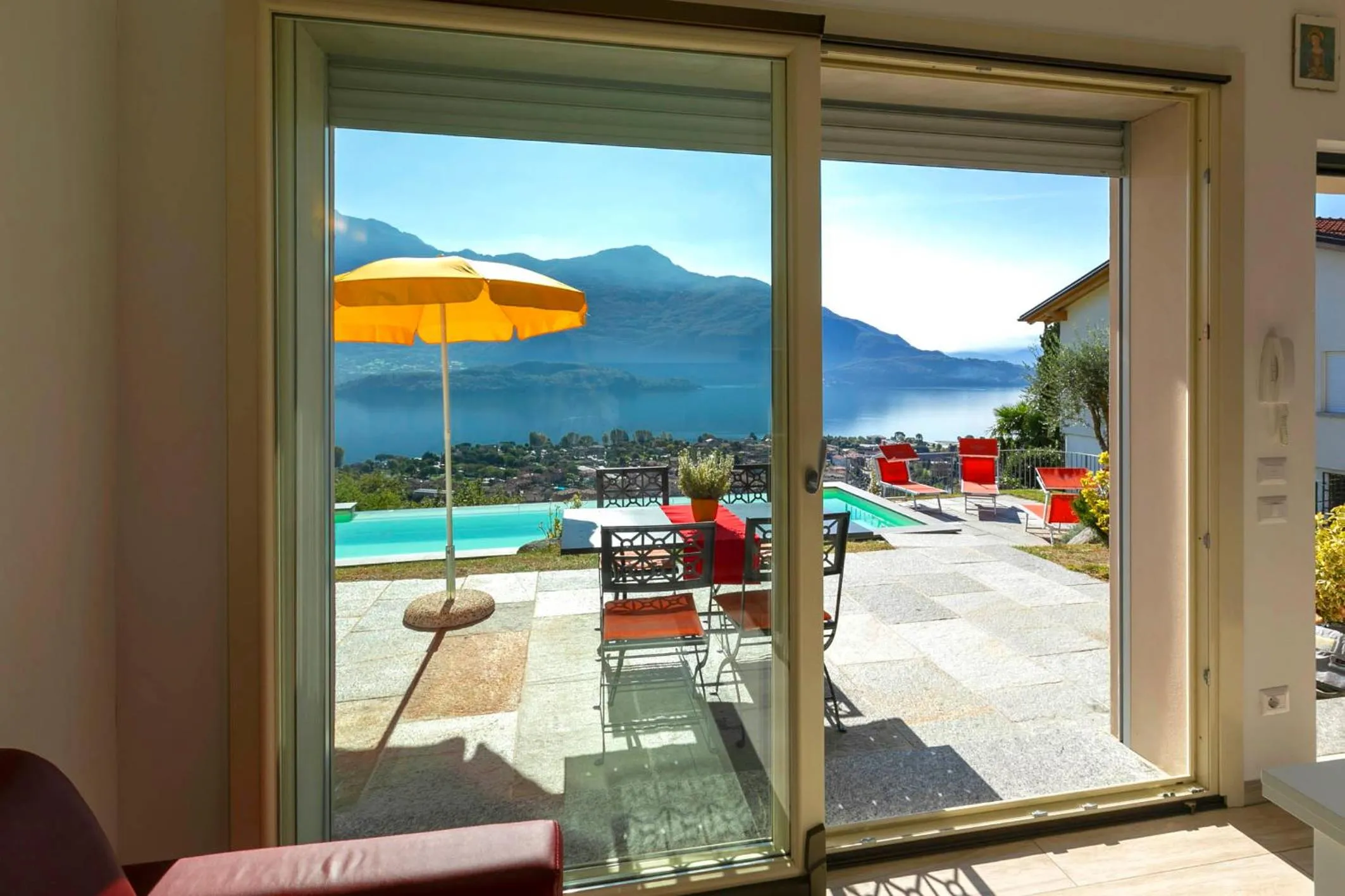 Patio in La Collinetta Apartments