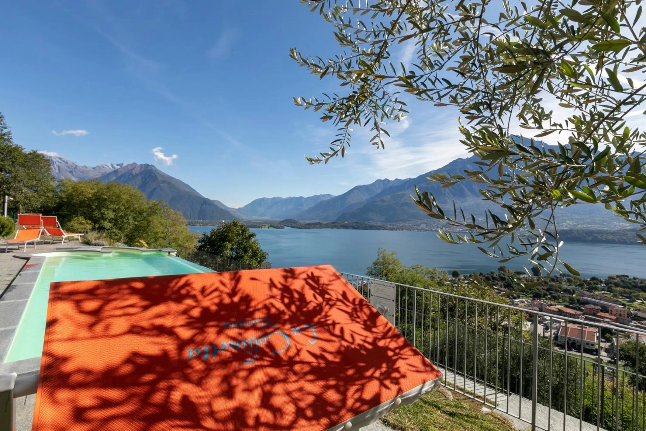 Garden view in La Collinetta Apartments