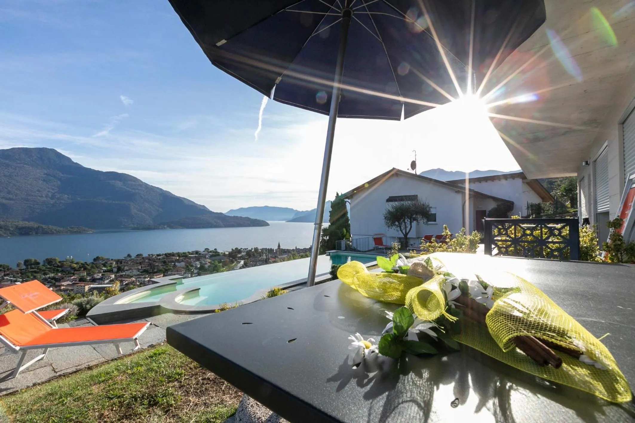 Patio in La Collinetta Apartments