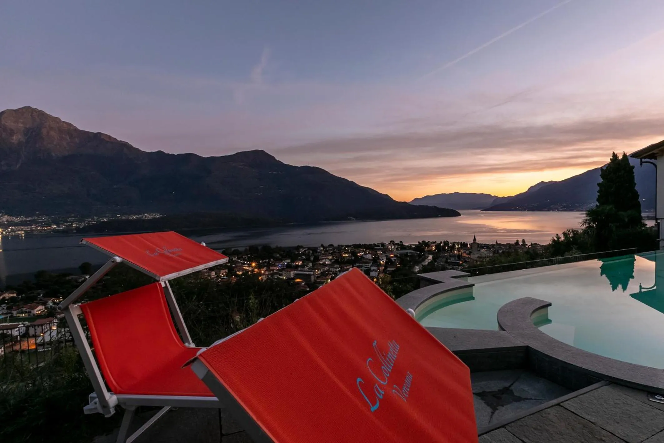 Sunset in La Collinetta Apartments