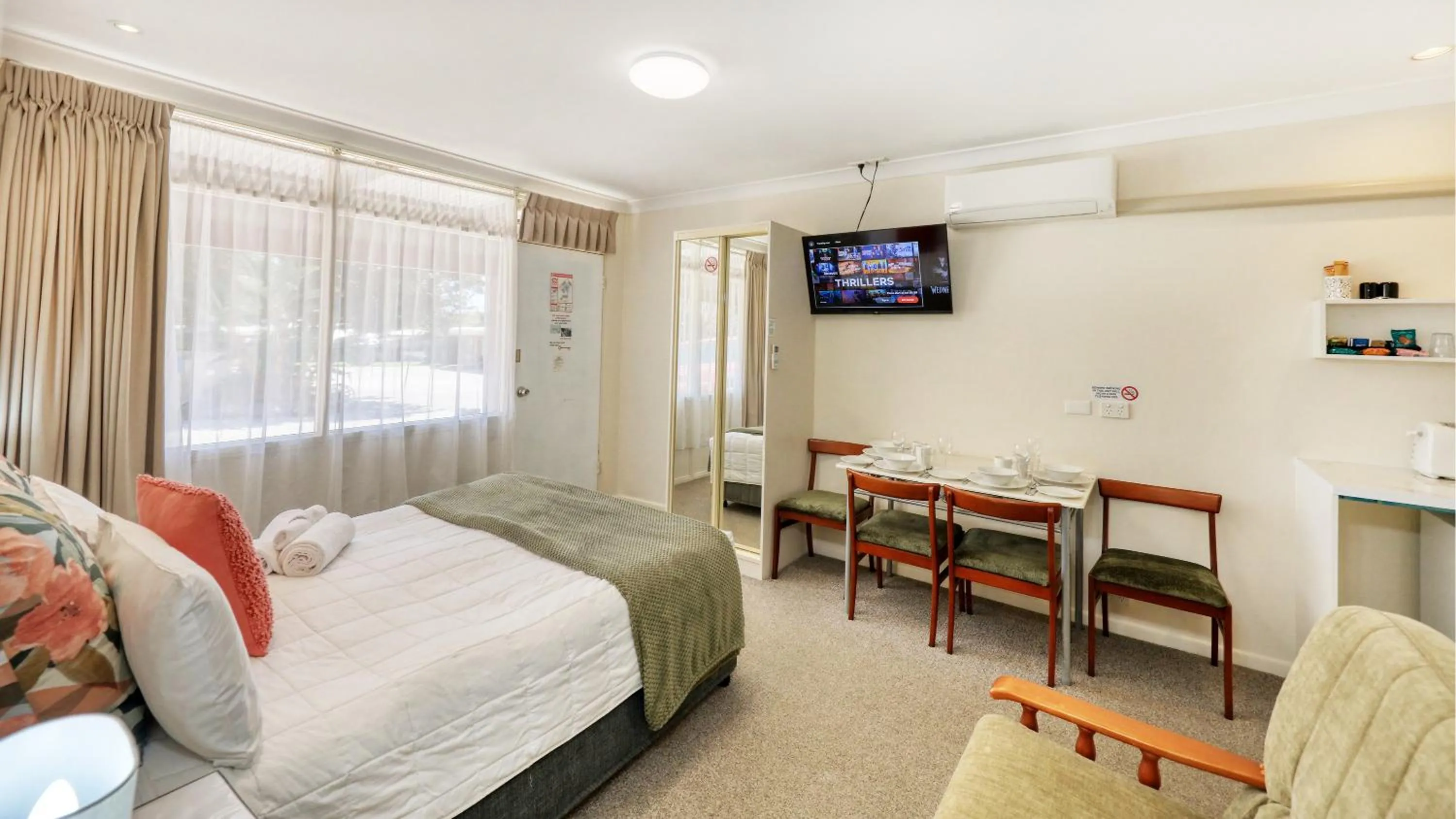 TV and multimedia, Bed in Alstonville Settlers Motel