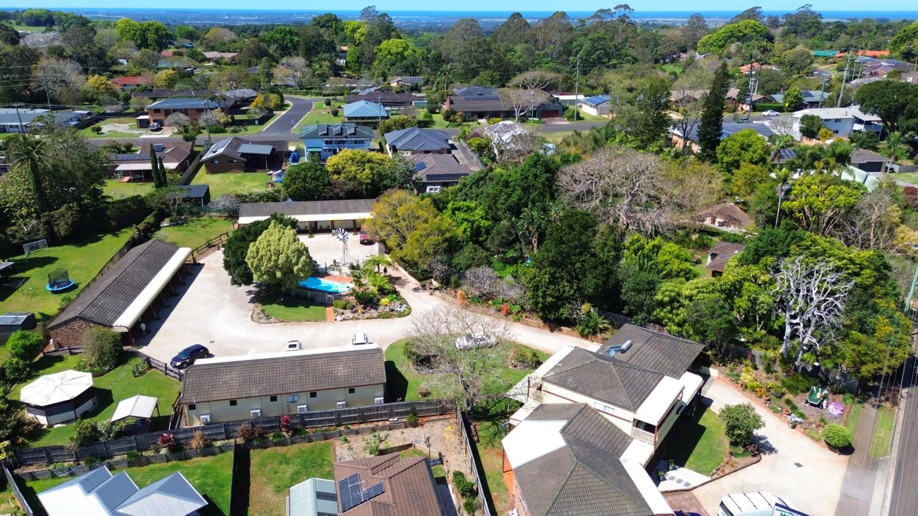 Bird's eye view in Alstonville Settlers Motel