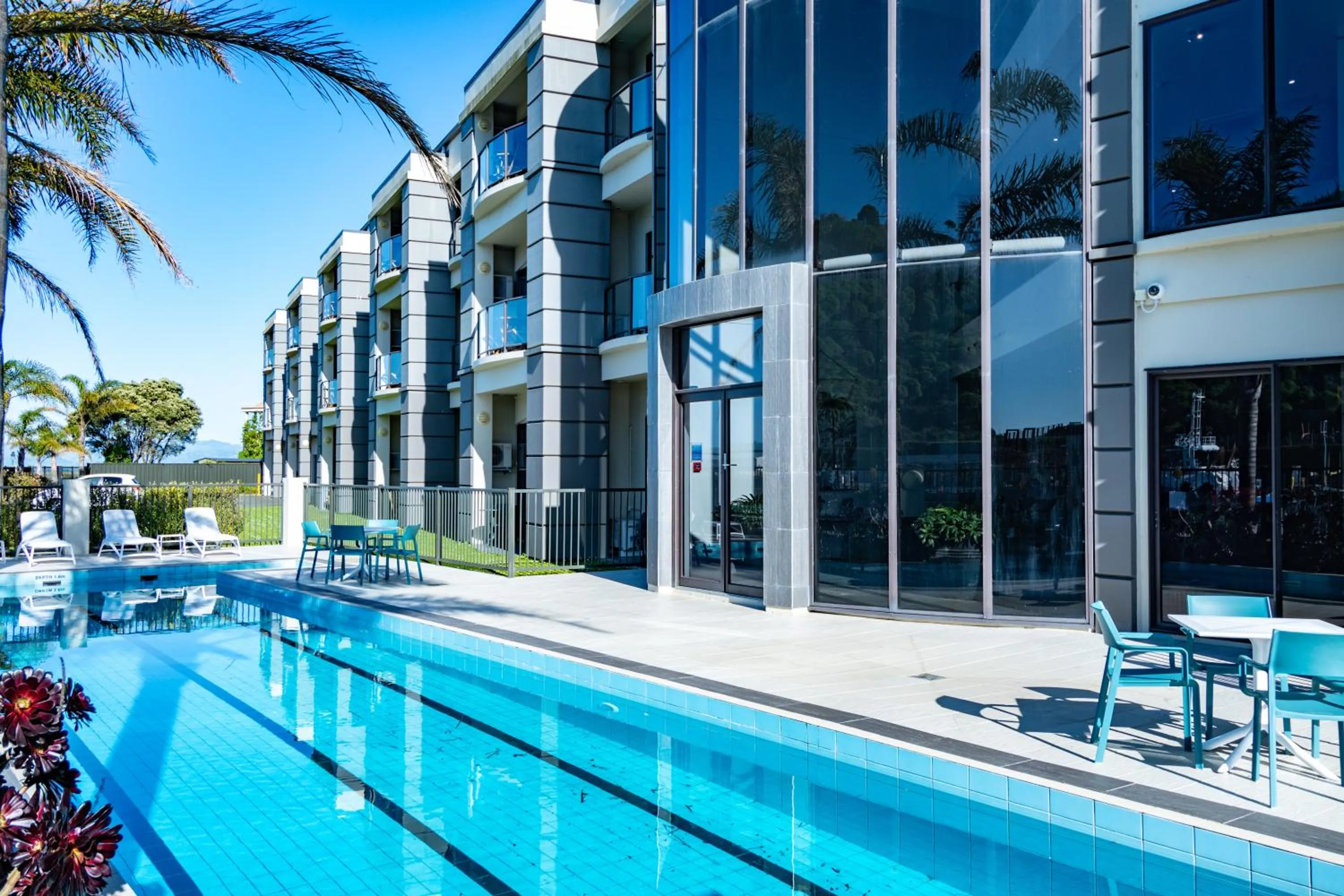Swimming pool in Portside Hotel Gisborne