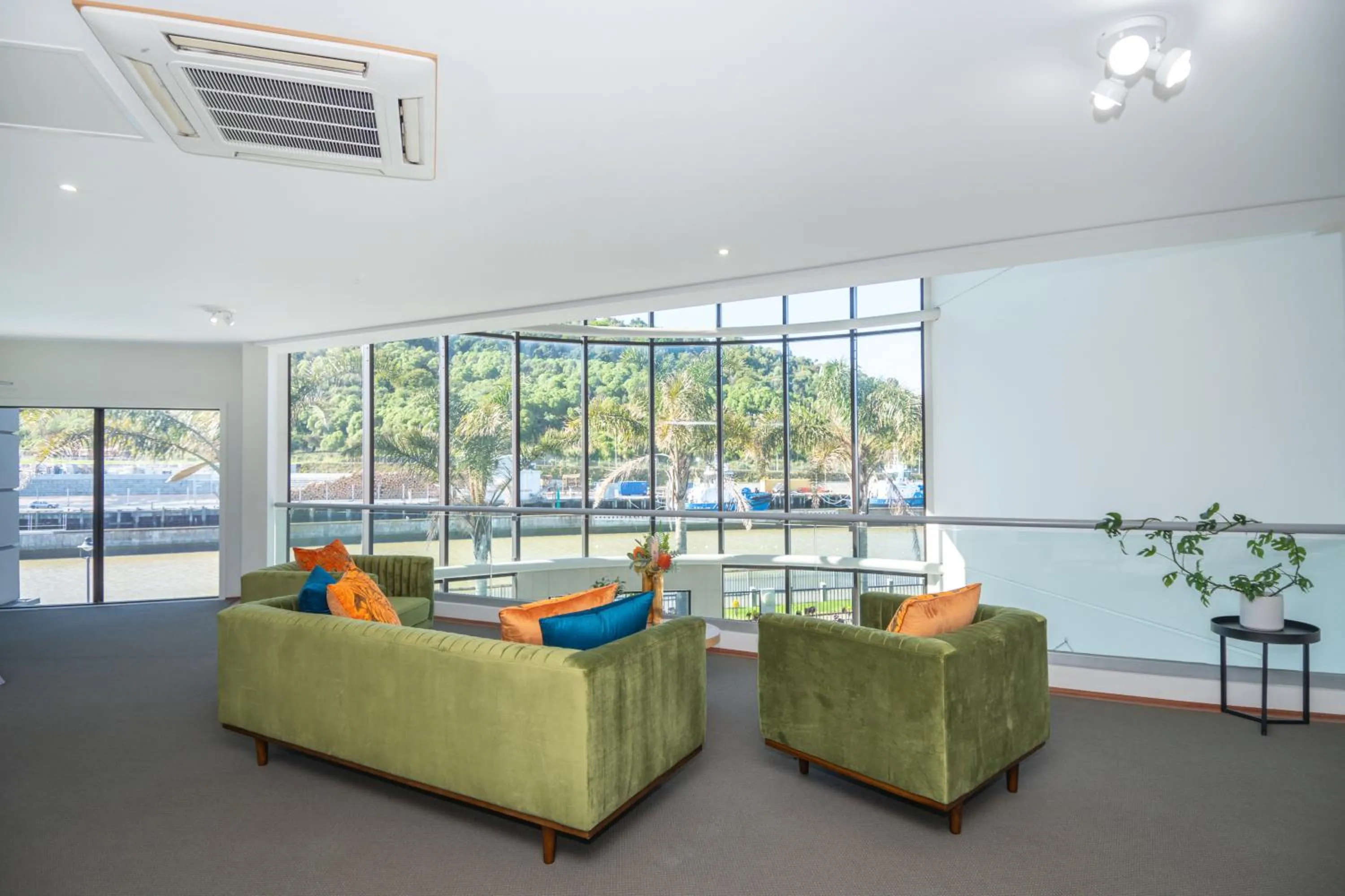 Seating area in Portside Hotel Gisborne