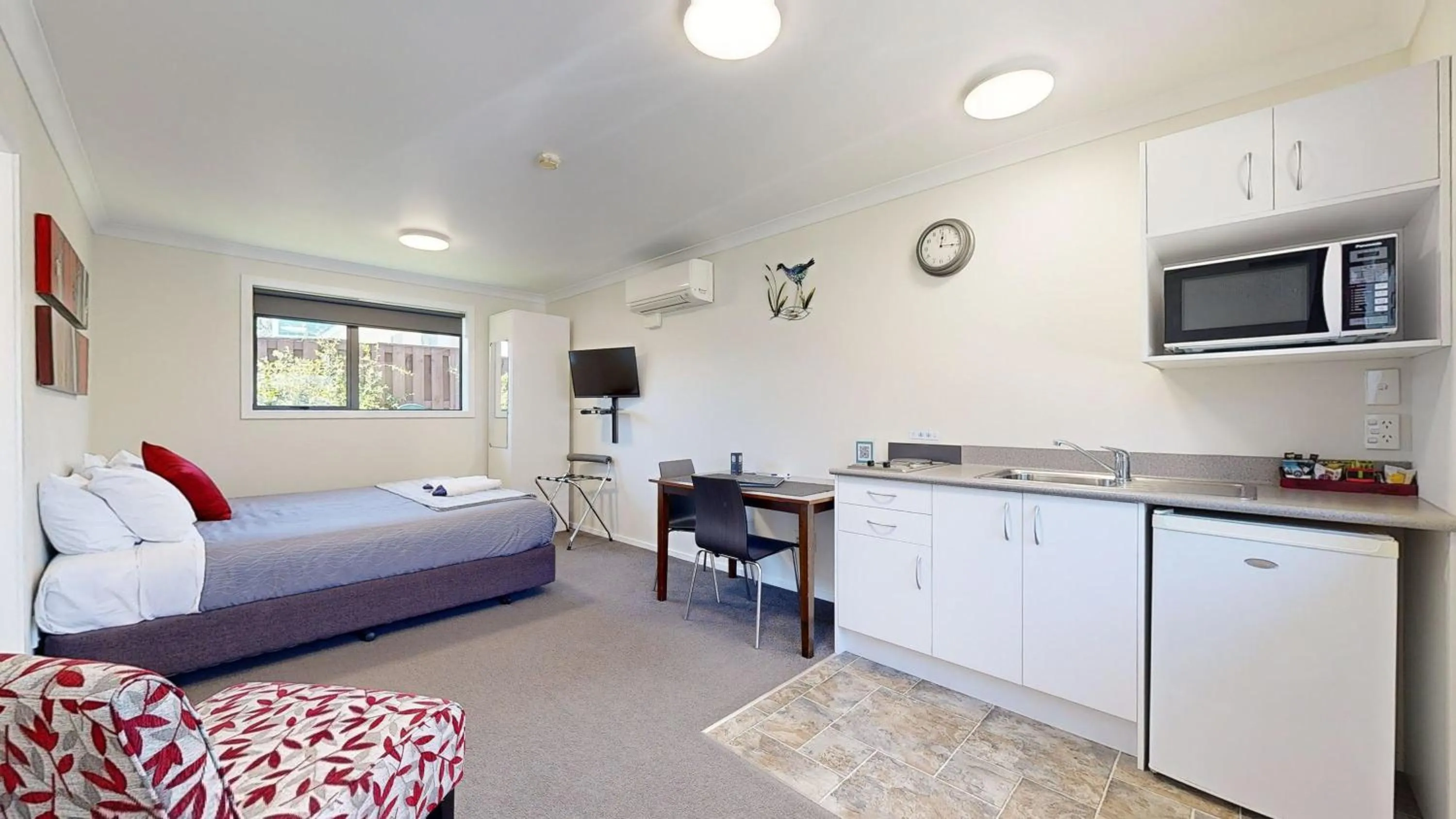 furniture, Bed in Matariki Motor Lodge