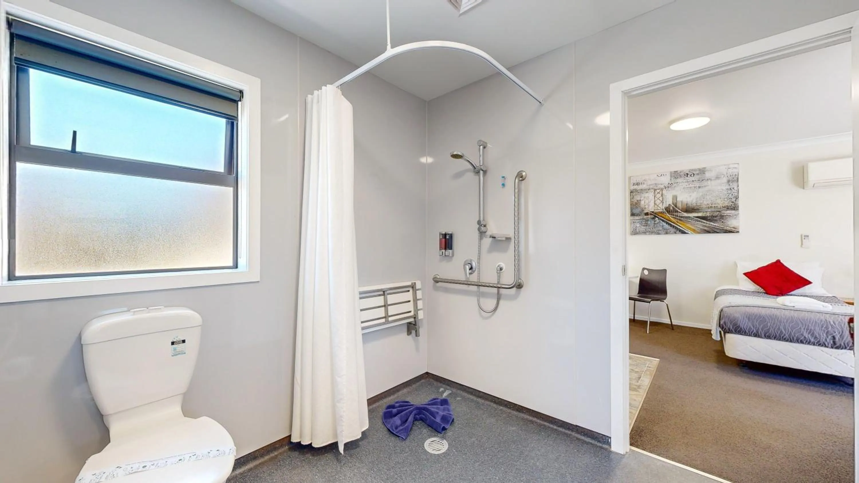 Shower in Matariki Motor Lodge