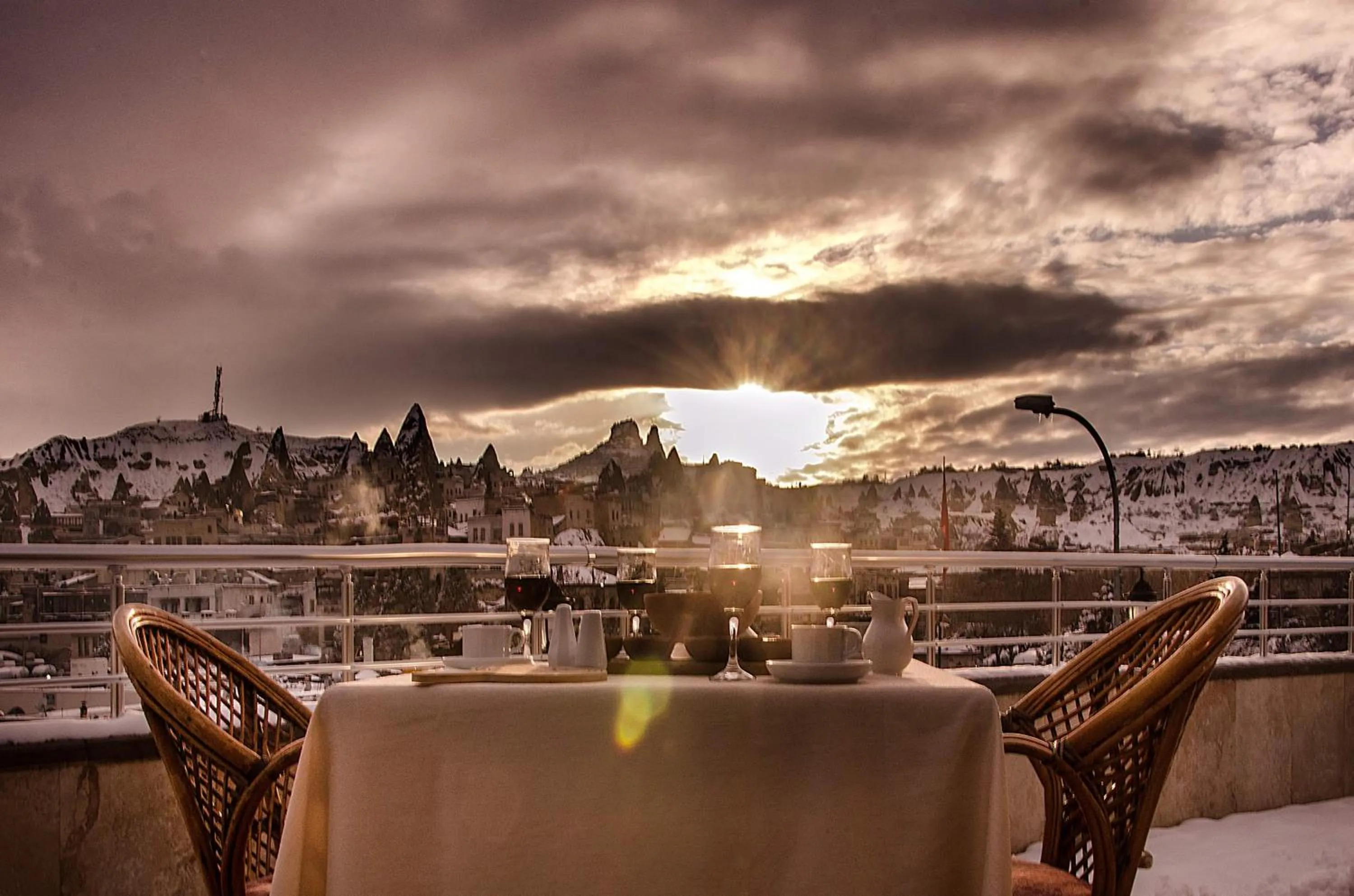 Balcony/Terrace in Termessos Hotel