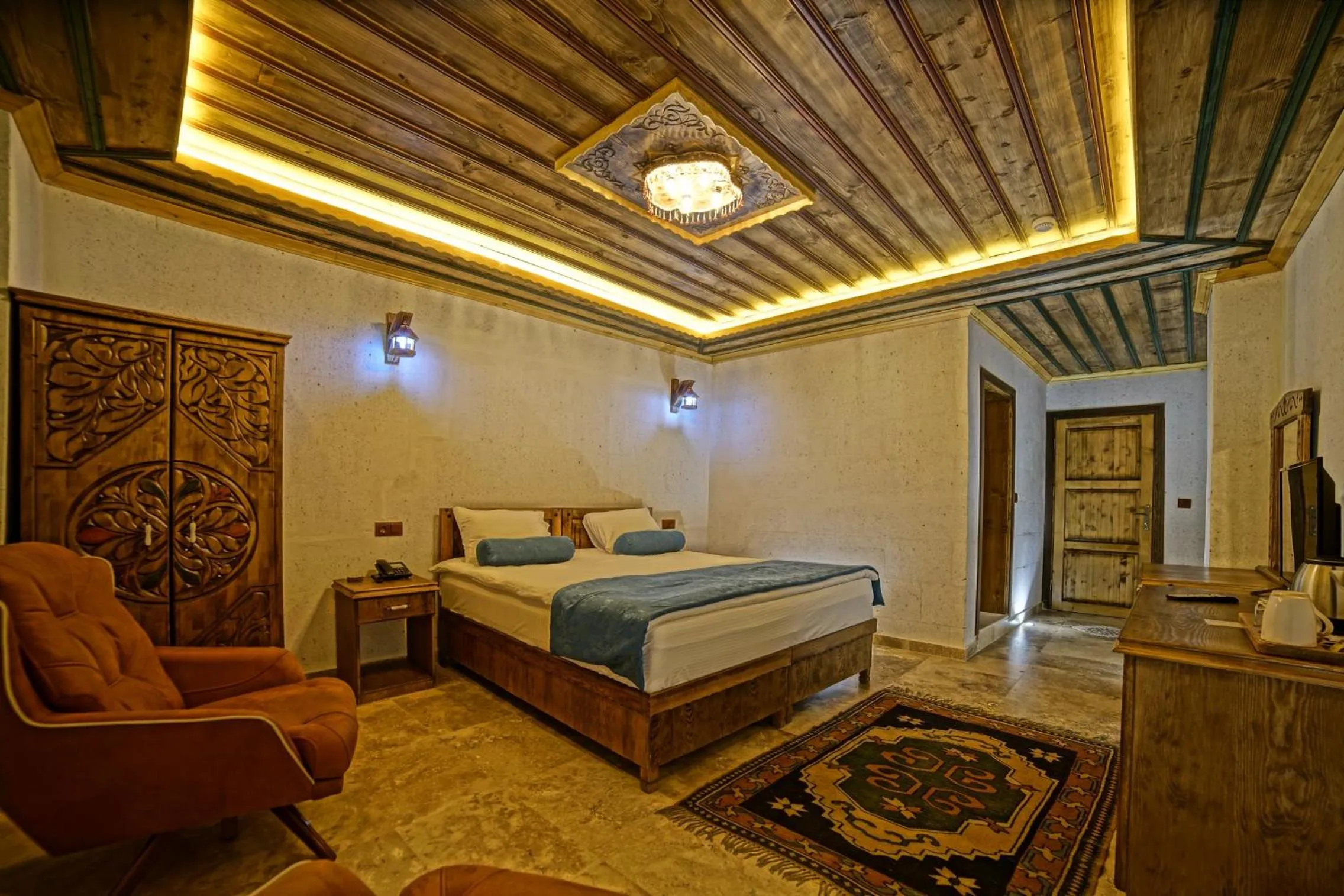 Bed in Termessos Hotel