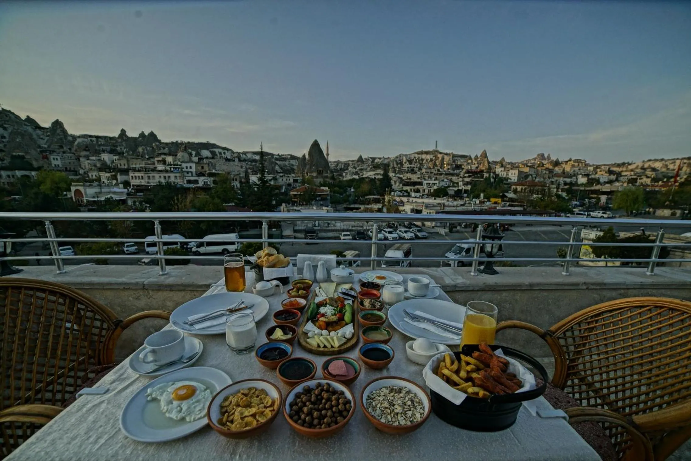 Balcony/Terrace in Termessos Hotel