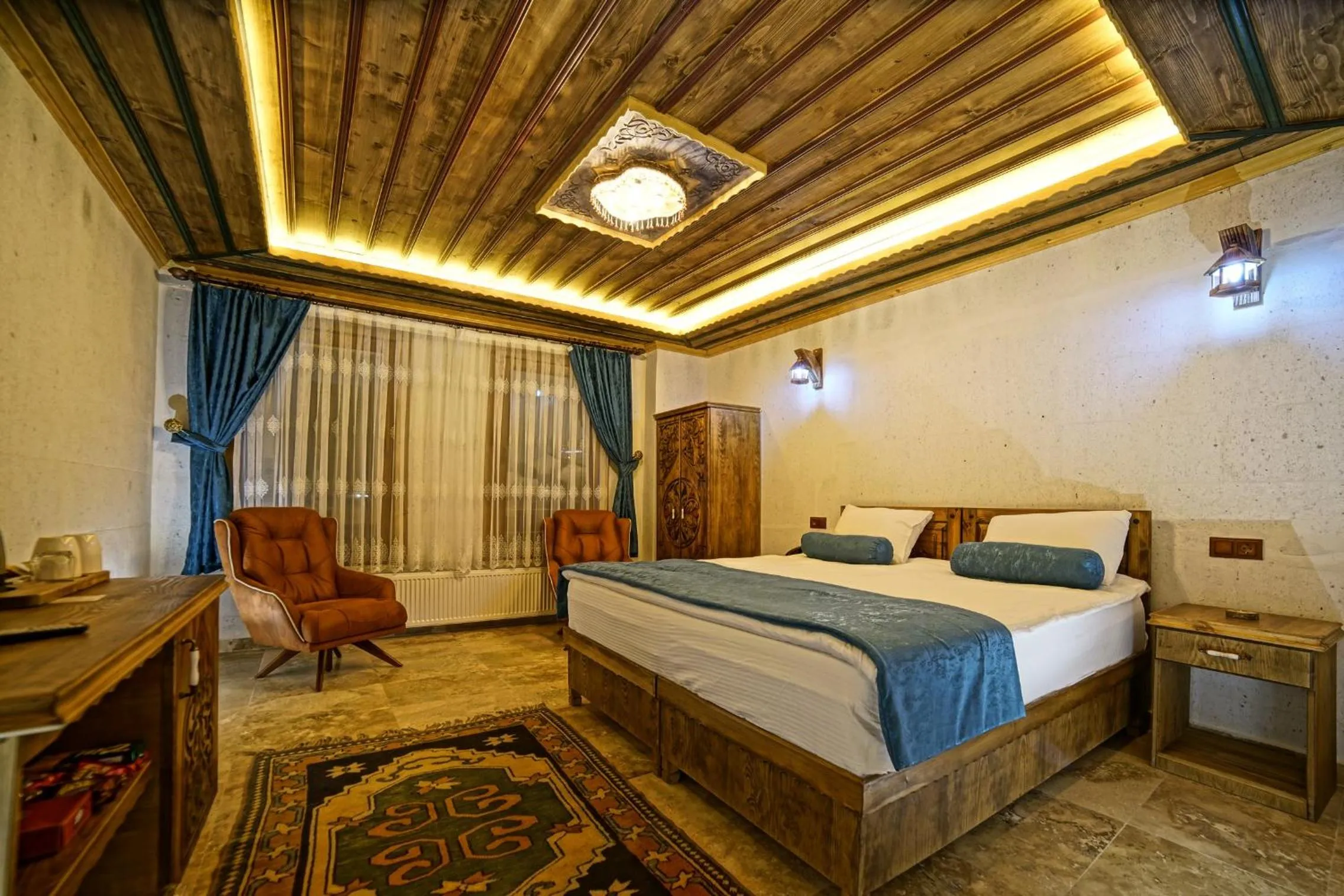 Bed in Termessos Hotel