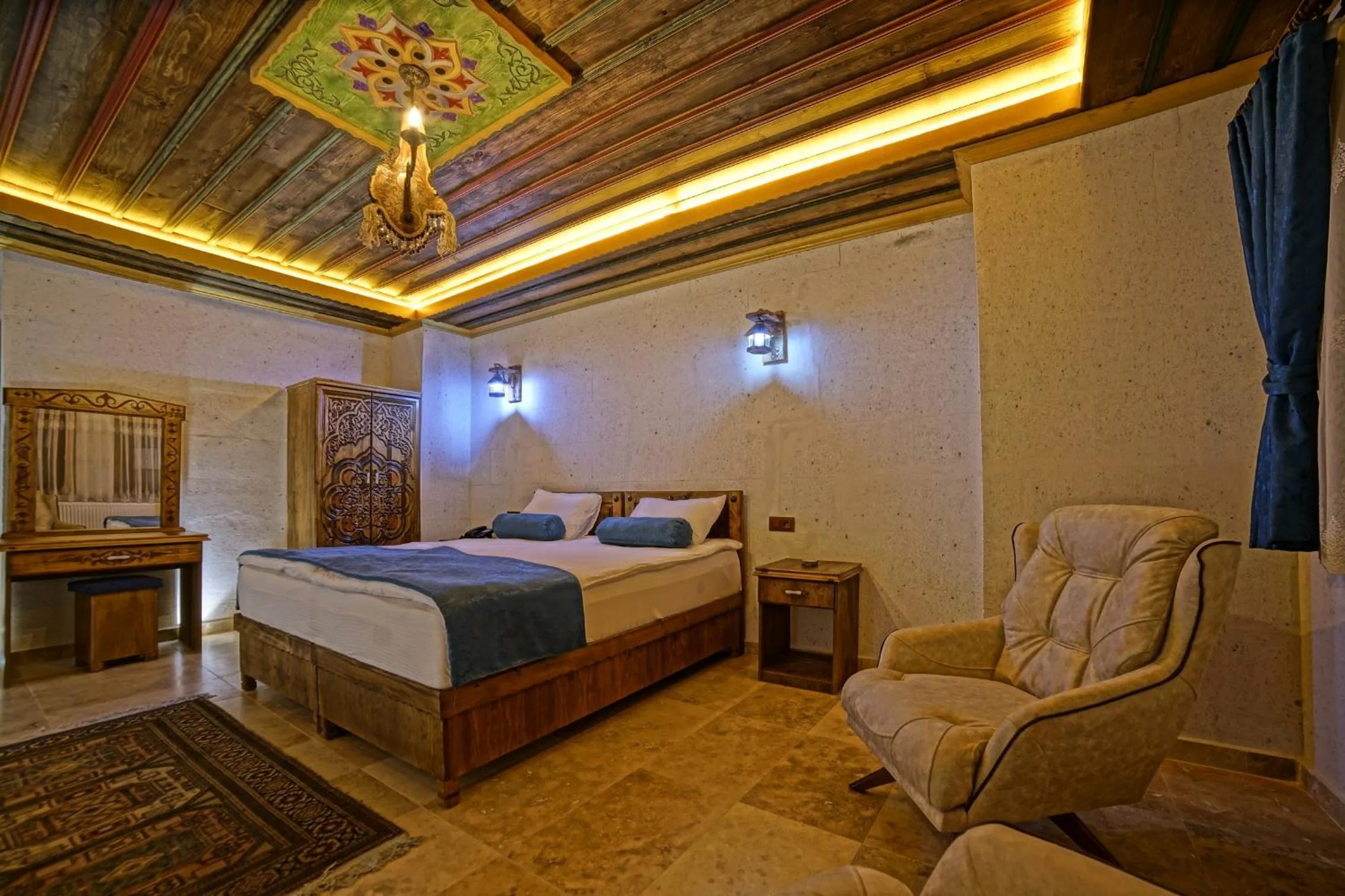 Bed in Termessos Hotel