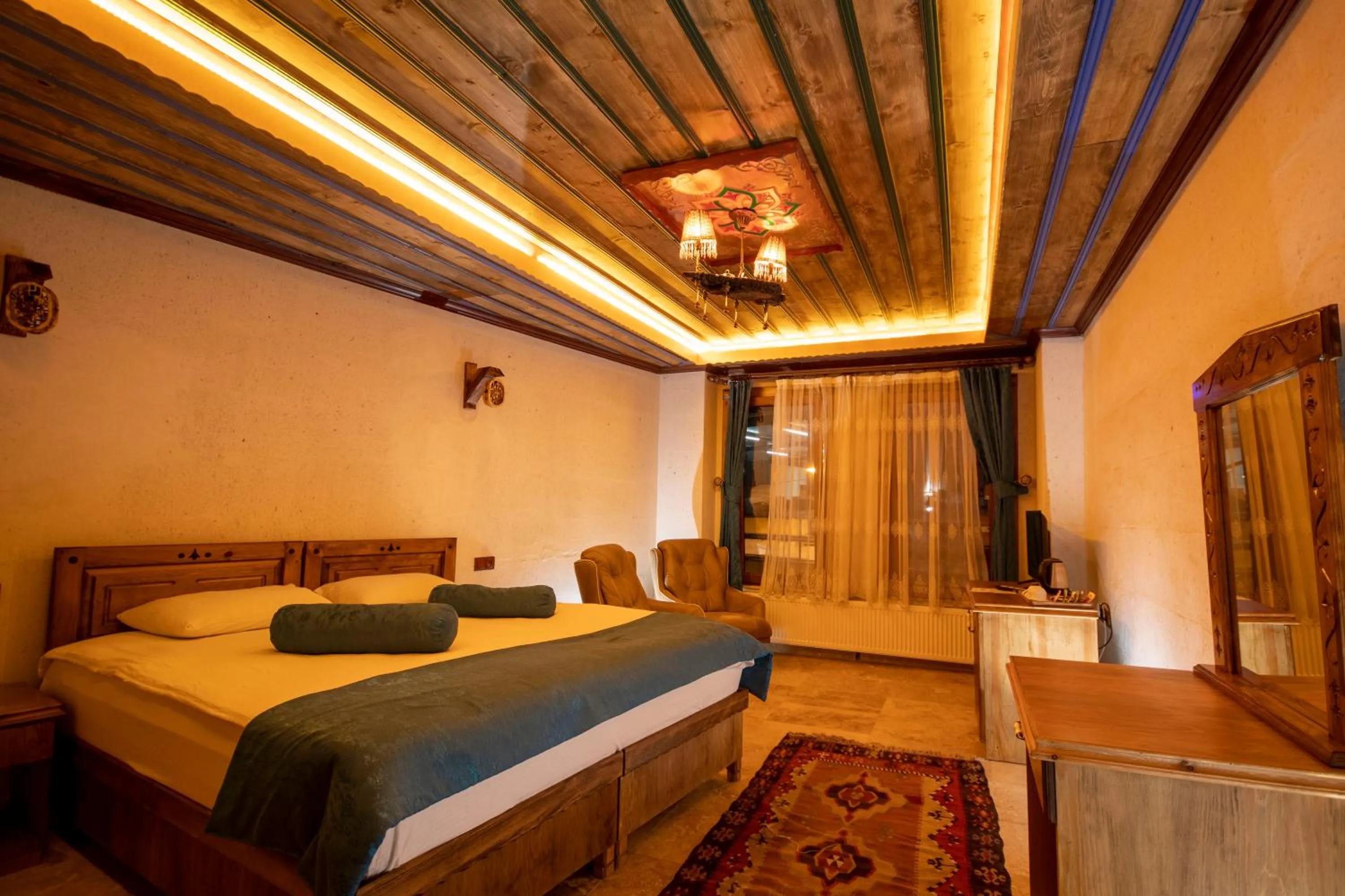 Bed in Termessos Hotel