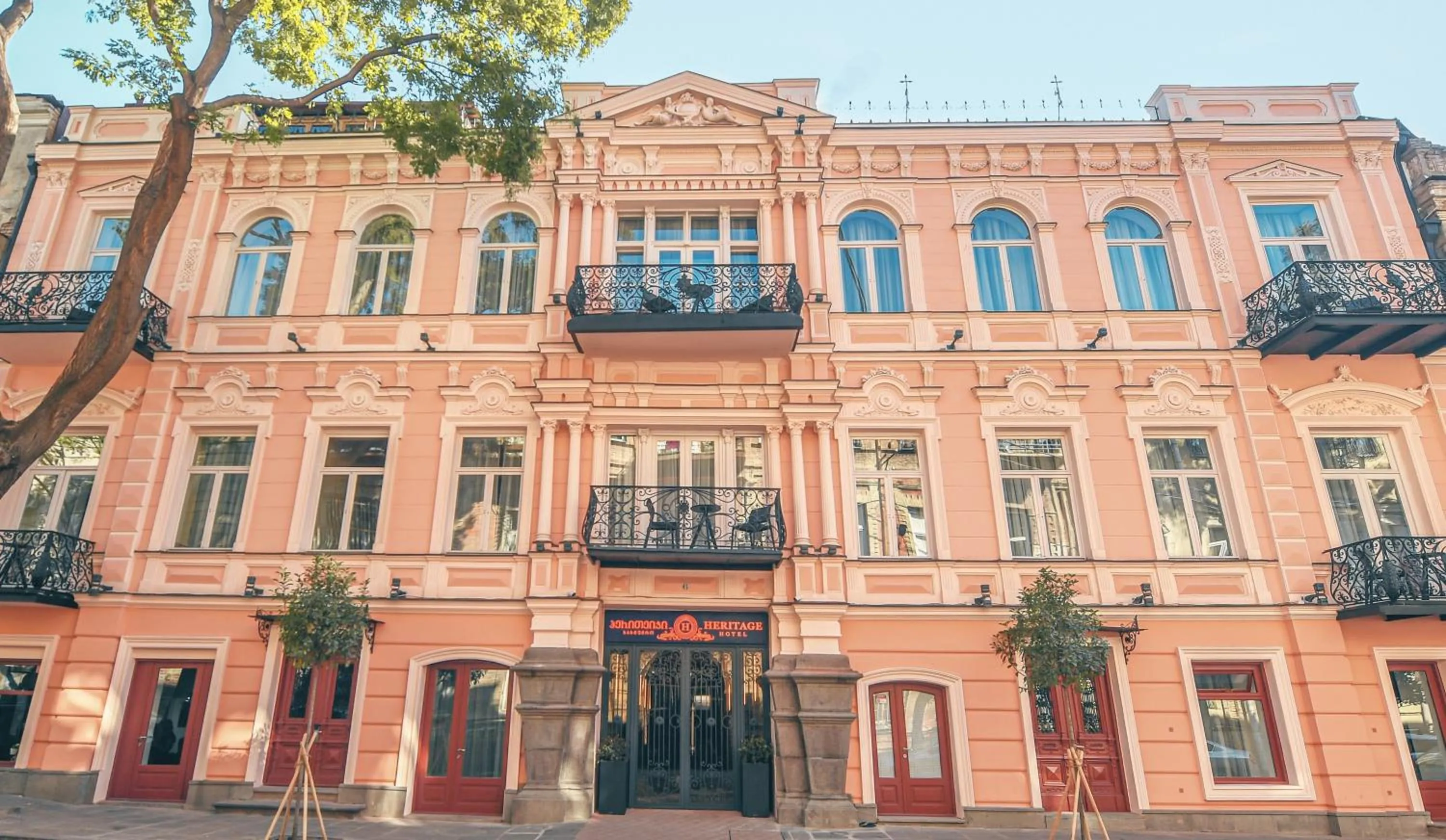 Property building in Heritage Hotel and Suites