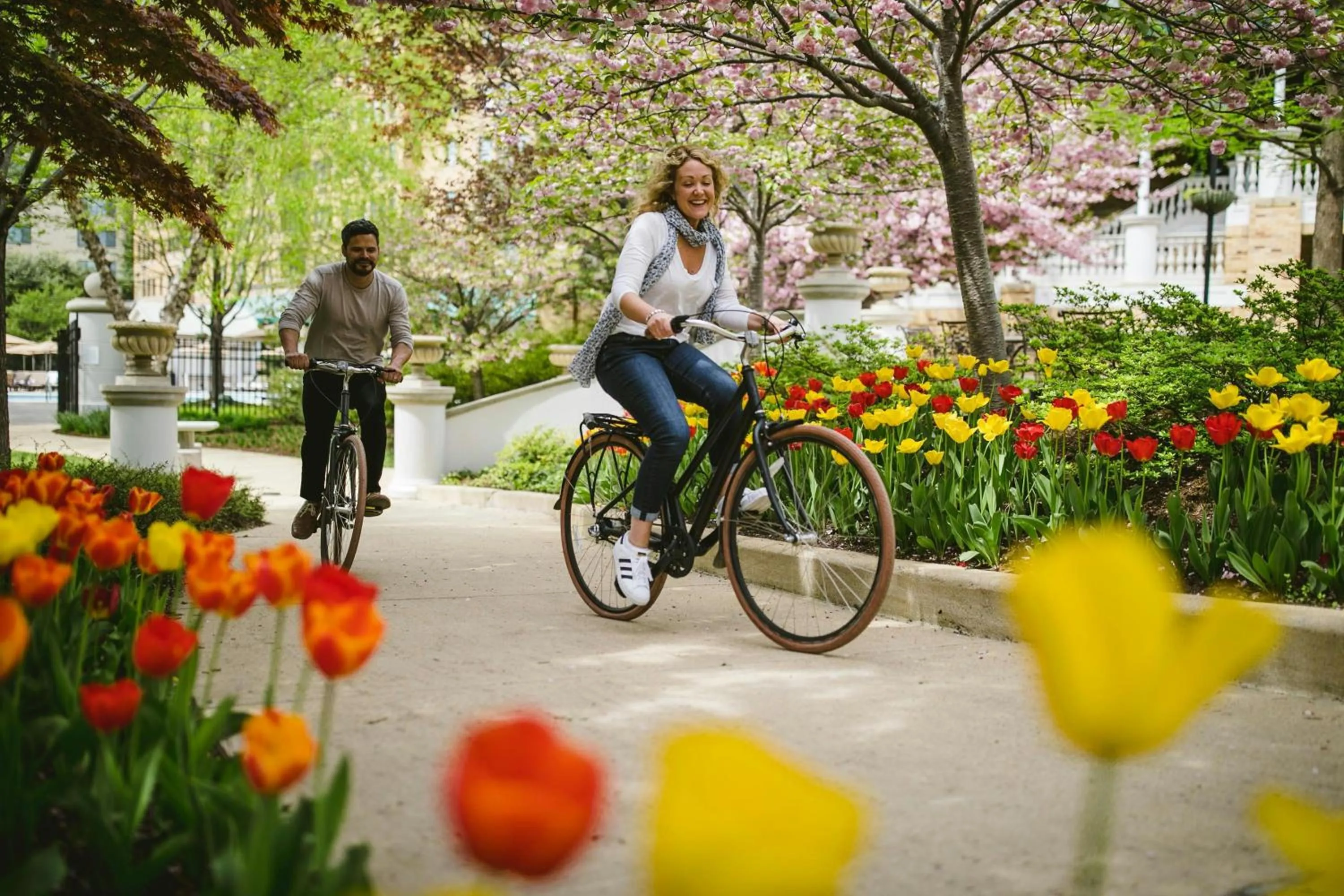 Cycling in Omni Shoreham Hotel