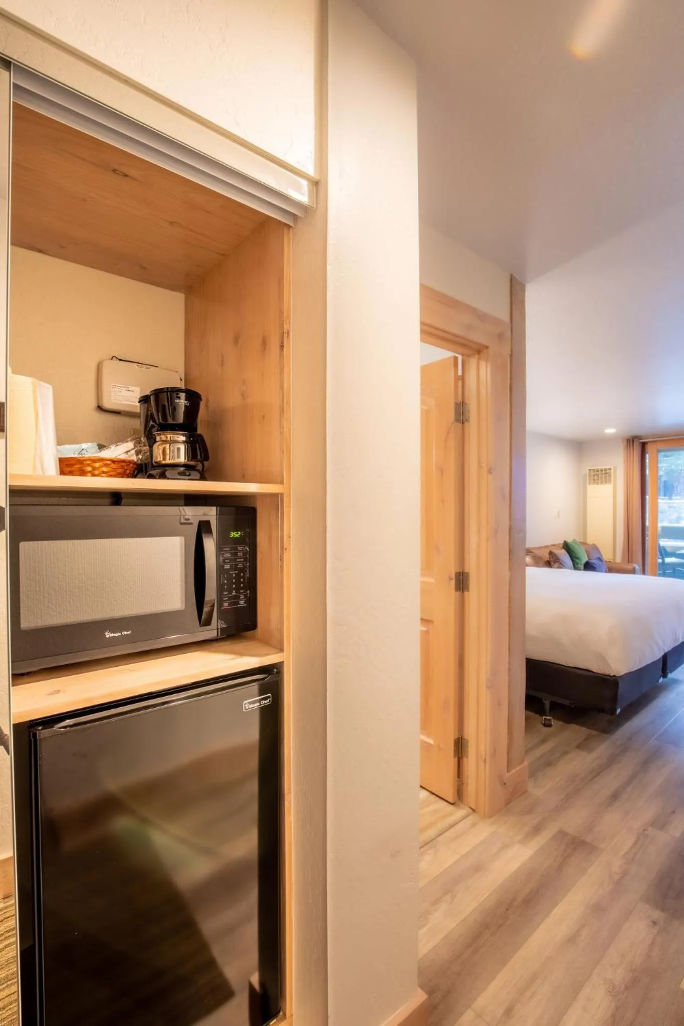 Kitchen or kitchenette, Bed in Northstar California Resort
