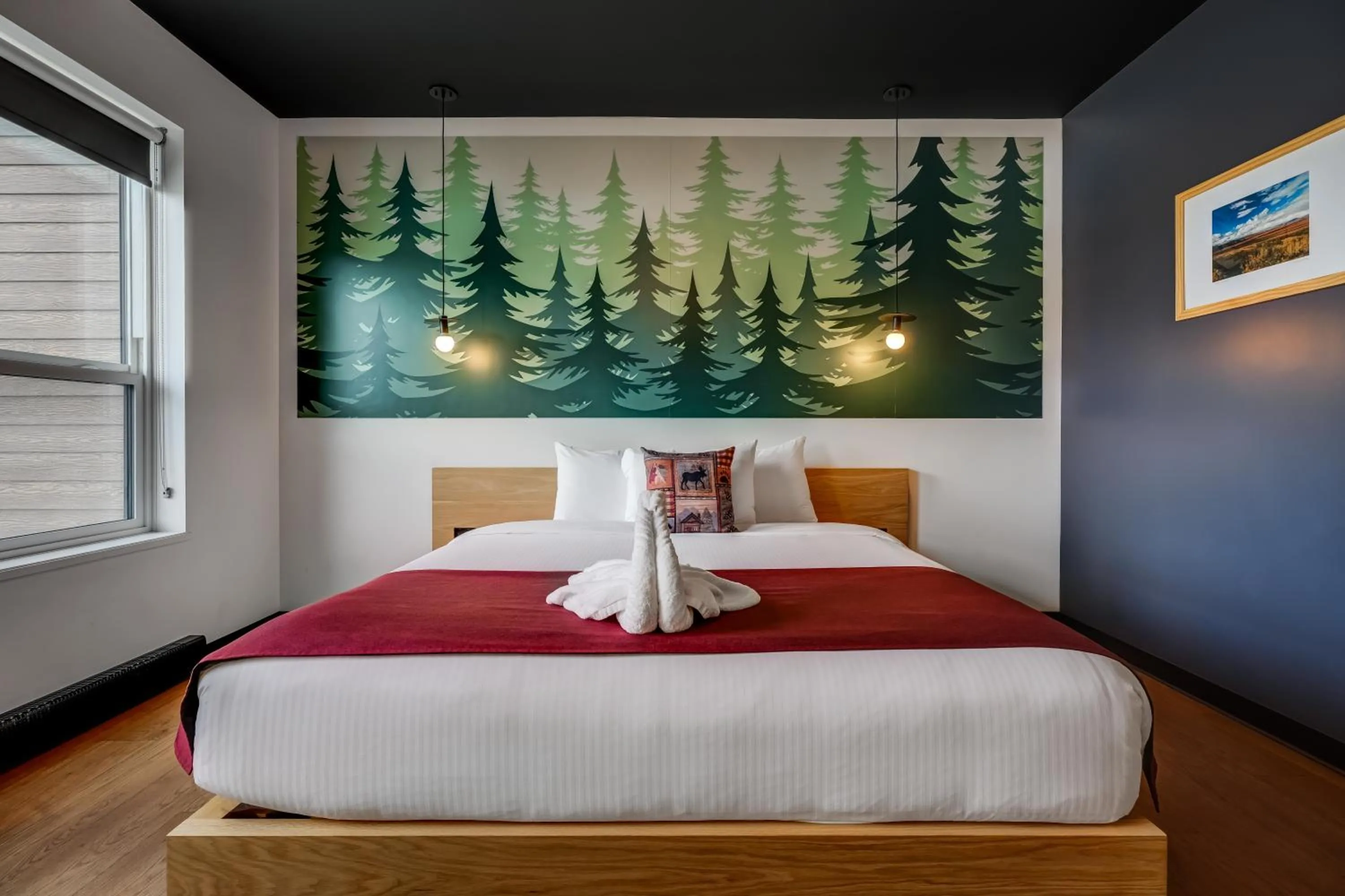 Bed in Raven Inn Whitehorse