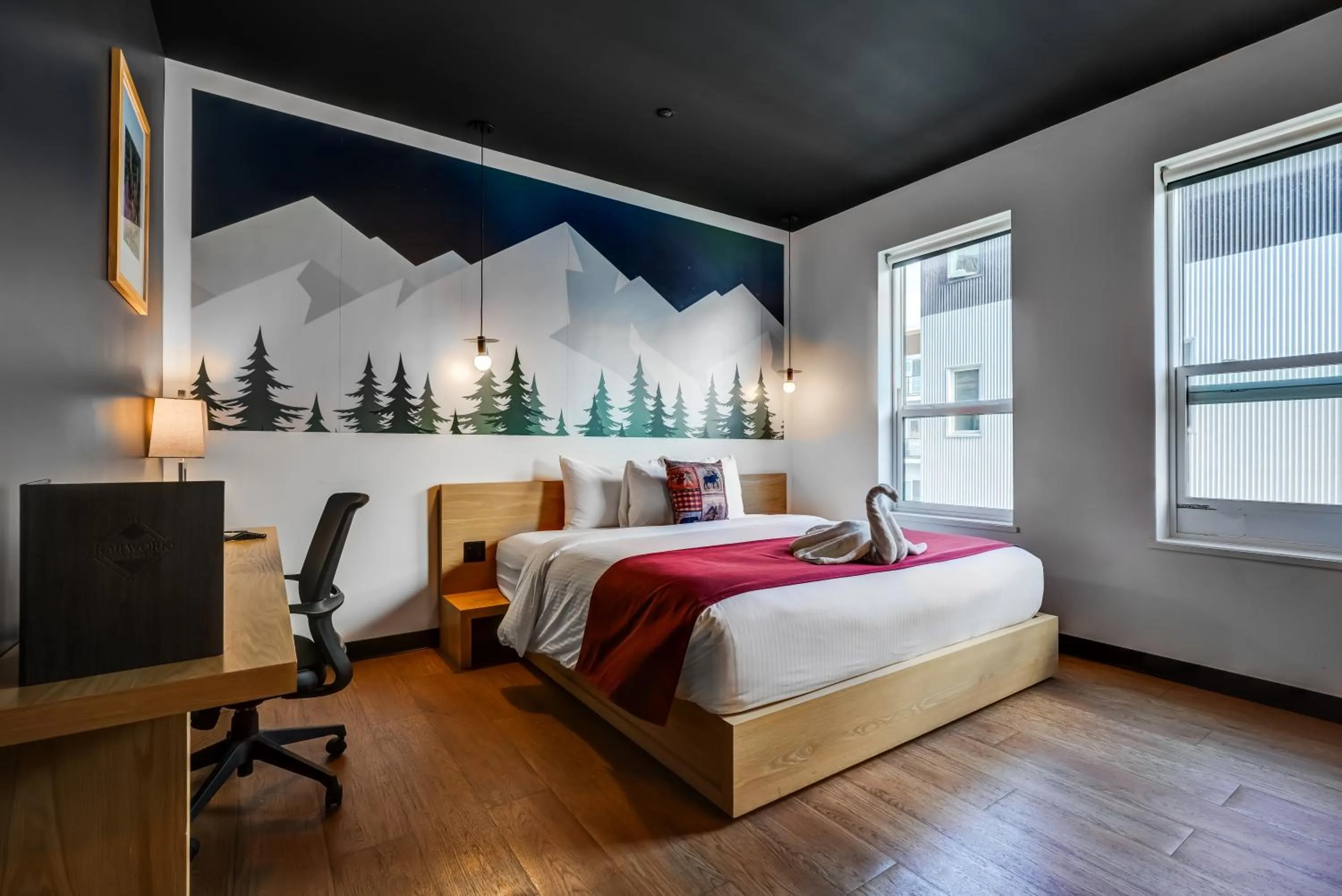 Bed in Raven Inn Whitehorse