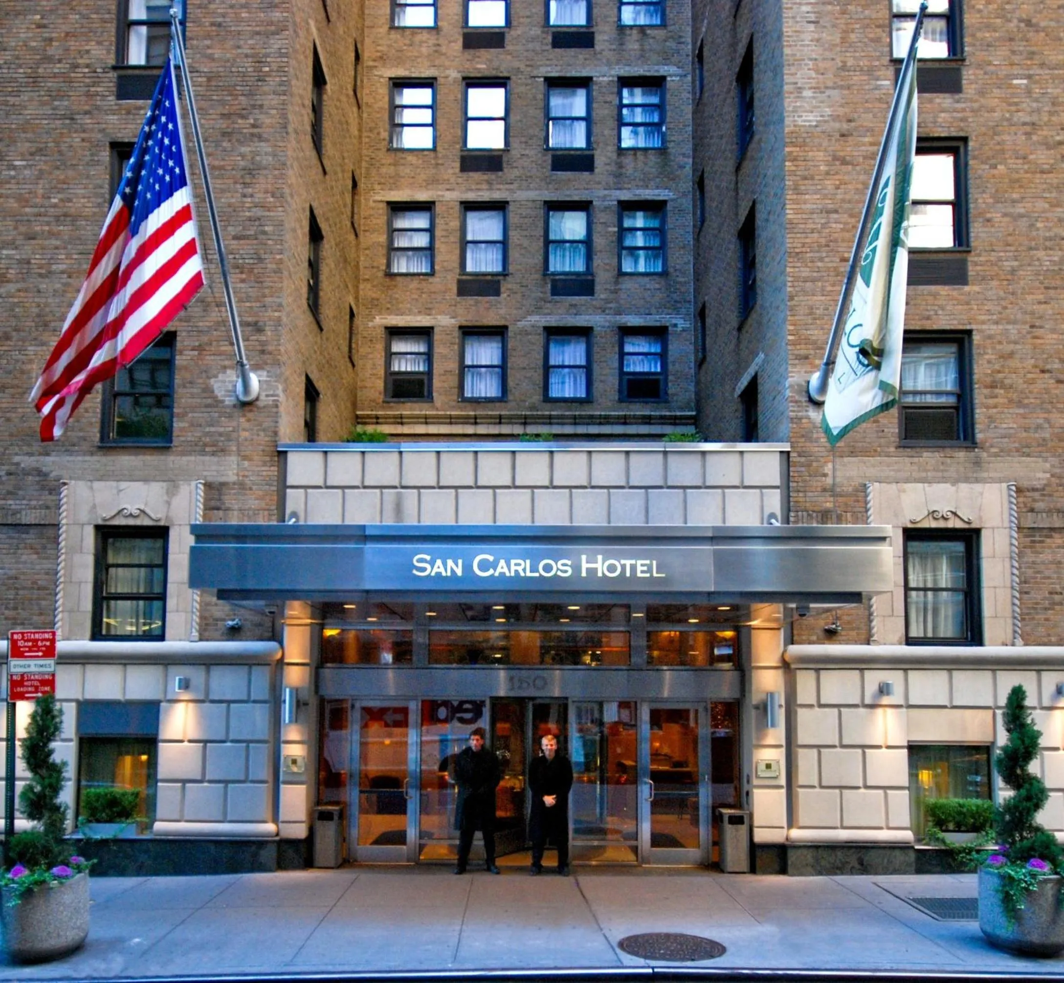 Facade/entrance in San Carlos Hotel New York