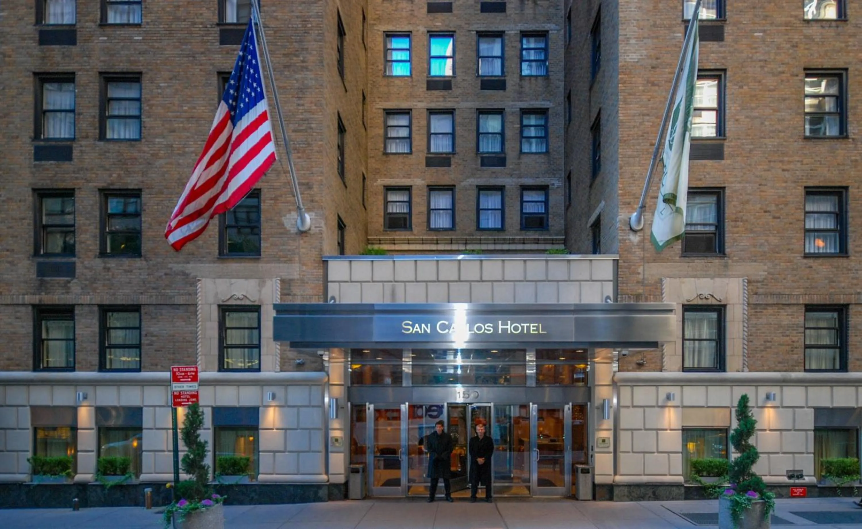 Facade/entrance in San Carlos Hotel New York
