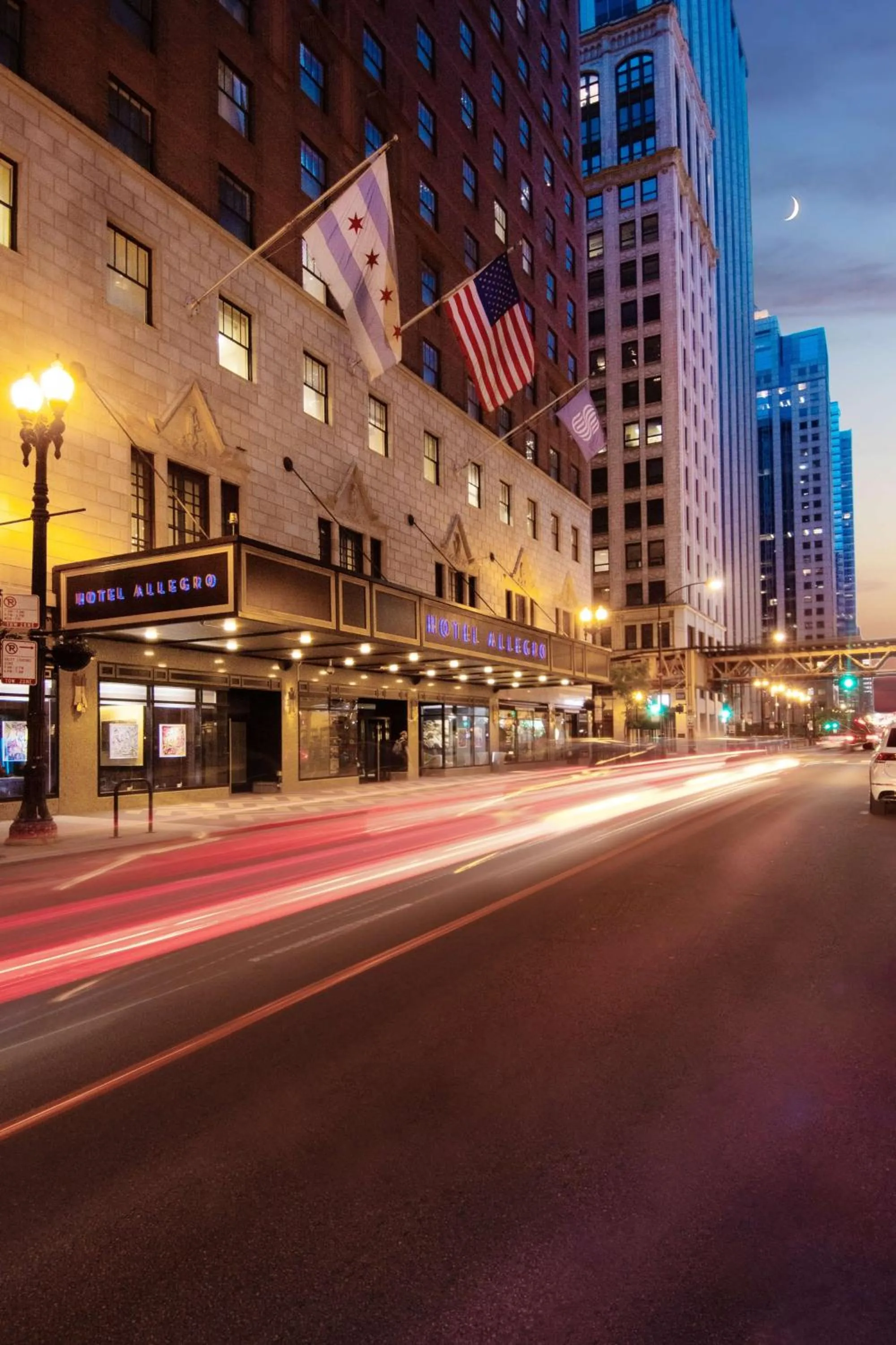 Property building in The Allegro Royal Sonesta Hotel Chicago Loop