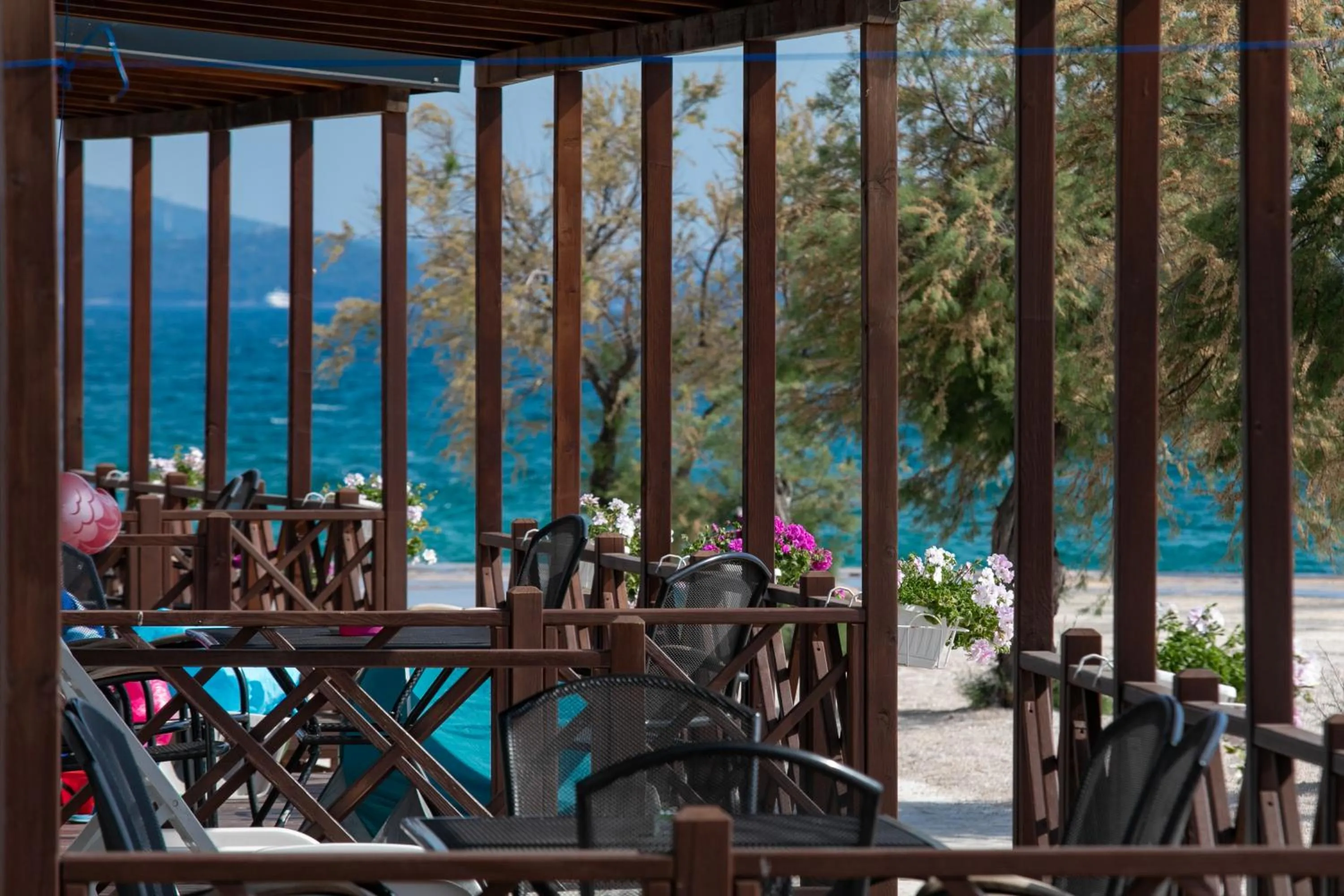 Balcony/Terrace, Restaurant/Places to Eat in Amadria Park Camping Sibenik Mobile Homes