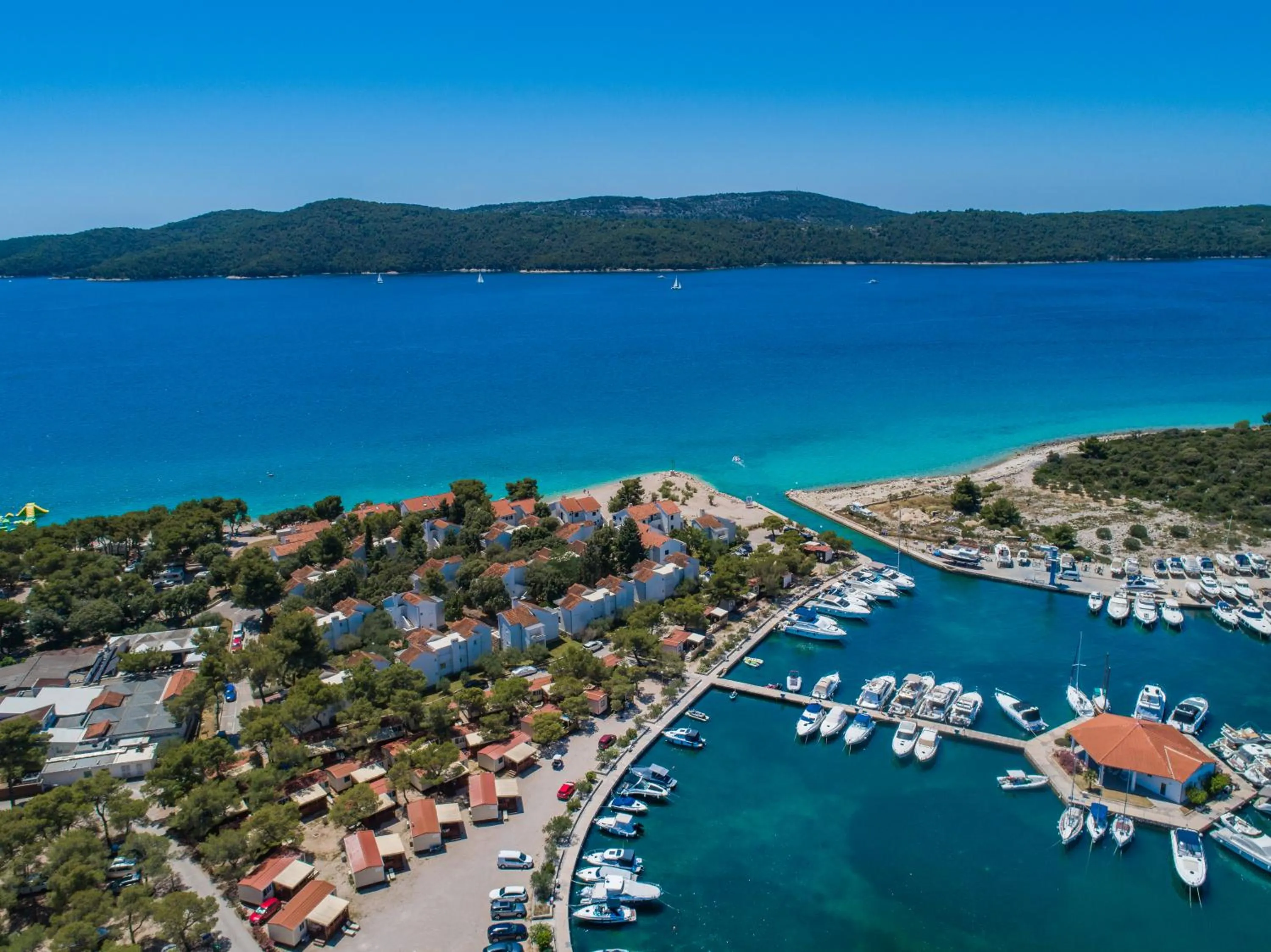 Neighbourhood, Bird's-eye View in Amadria Park Camping Sibenik Mobile Homes