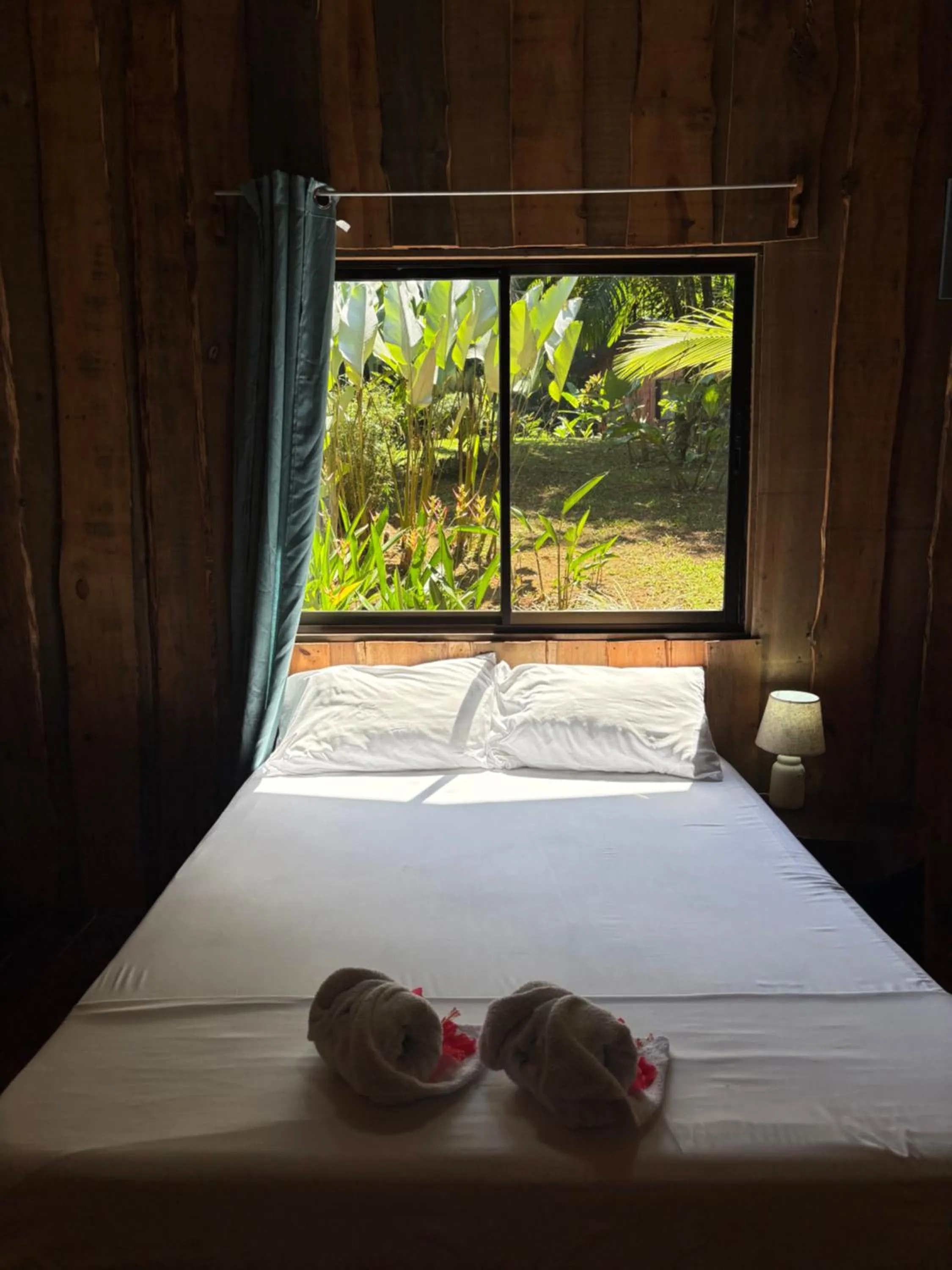 Bed in Citronela Lodge Corcovado