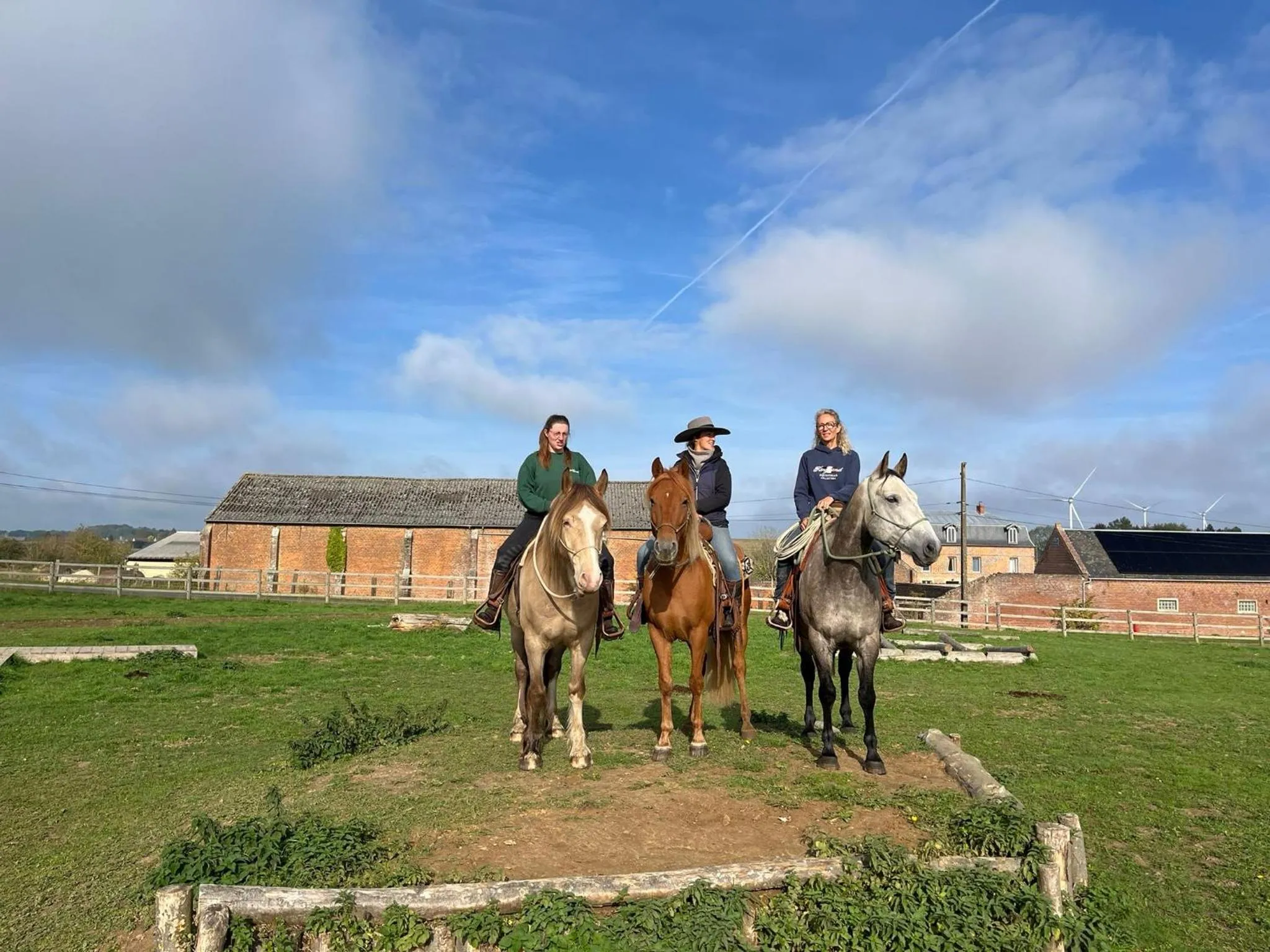 Horse-riding in Ferme de Genève