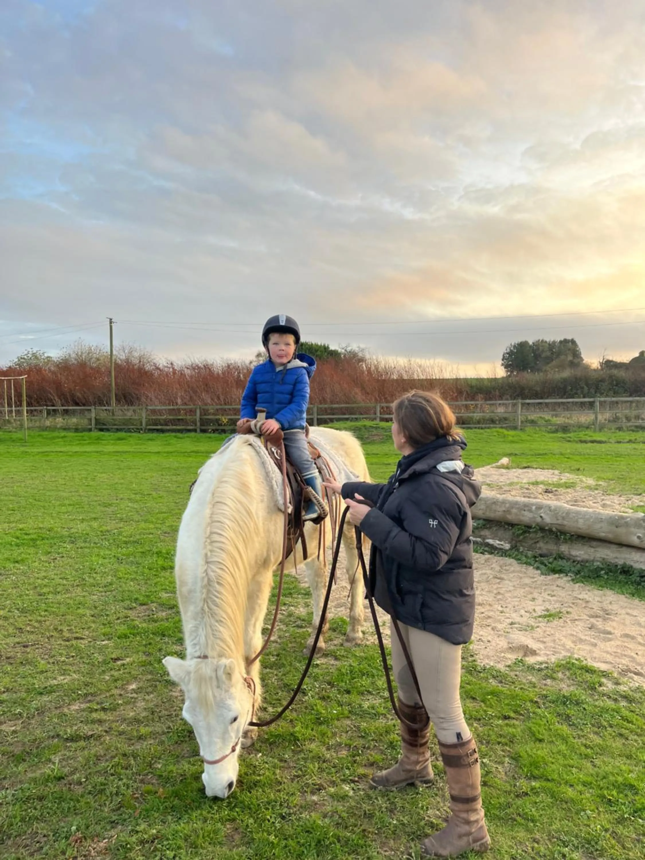 Horse-riding in Ferme de Genève