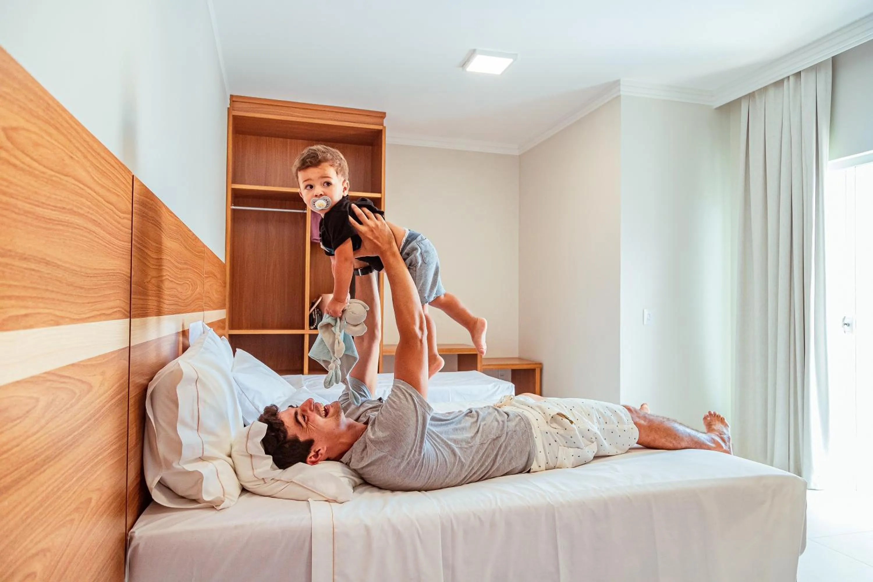Bed in Orquídeas Praia Hotel