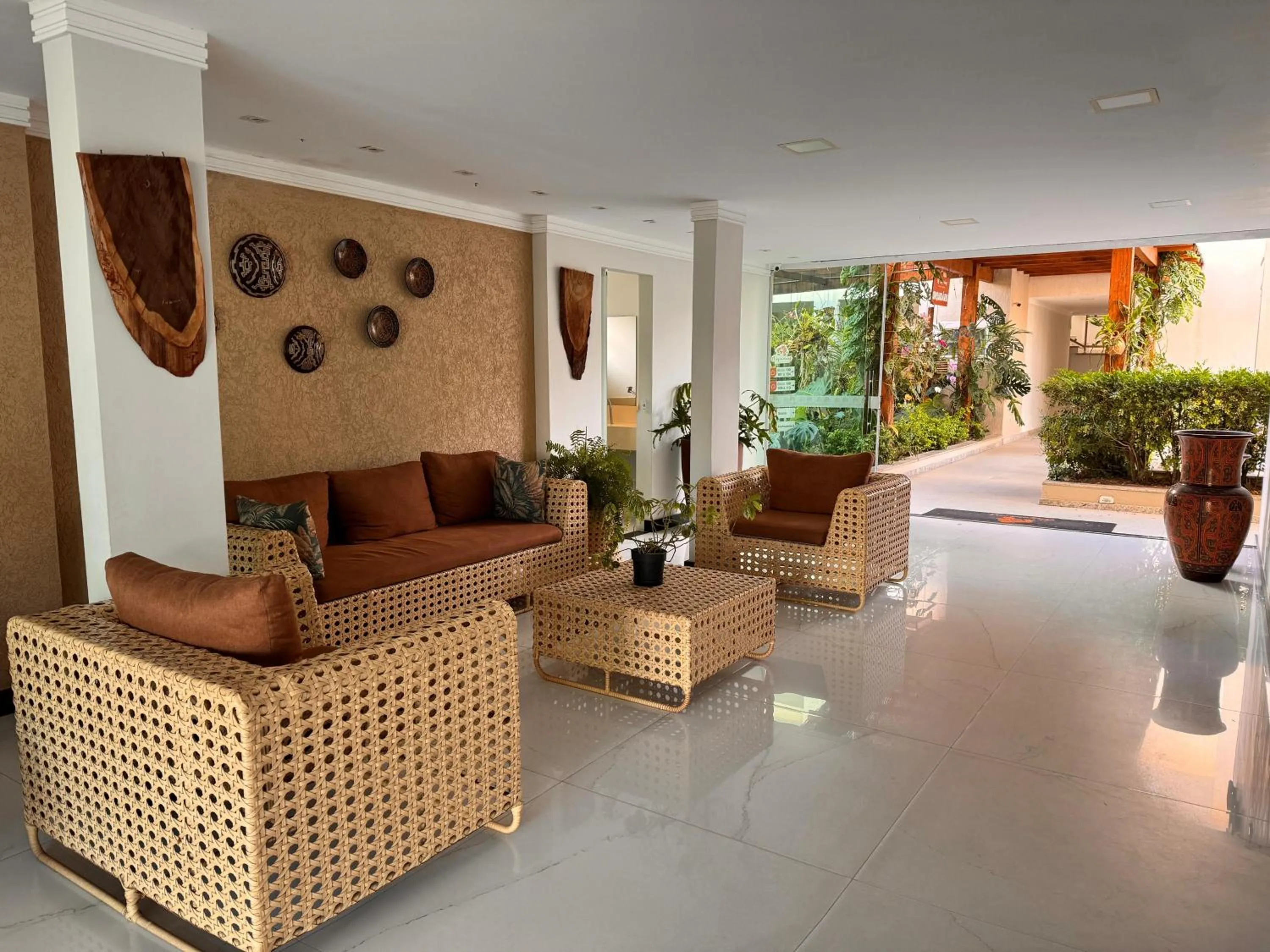 Lobby or reception in Orquídeas Praia Hotel