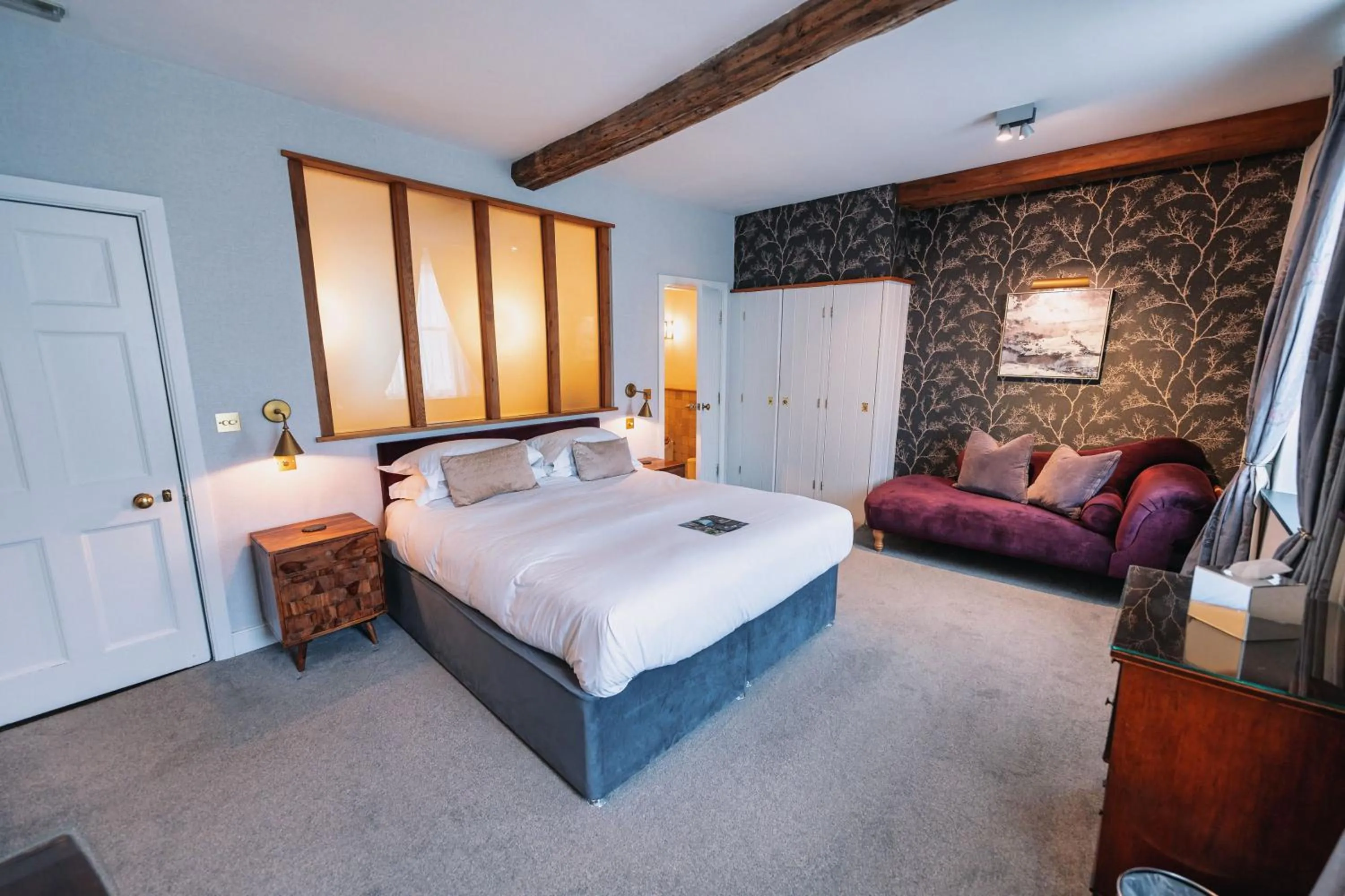 Bedroom, Bed in The Bull and Townhouse, Beaumaris- The Inn Collection Group
